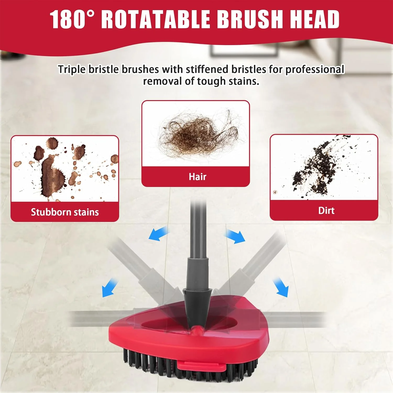 1 Packung Scheuerbürste Ersatzkopf für O Cedar EasyWrin Spin Mop 1 Tank System, Spin Mop Ersatz Kopf - Image 6