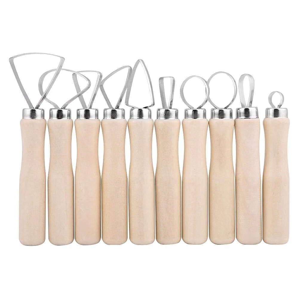 10 stücke Keramik Werkzeug Set Ton Sculpting Werkzeuge Keramik DIY Modellierung Werkzeuge Set Zubehö