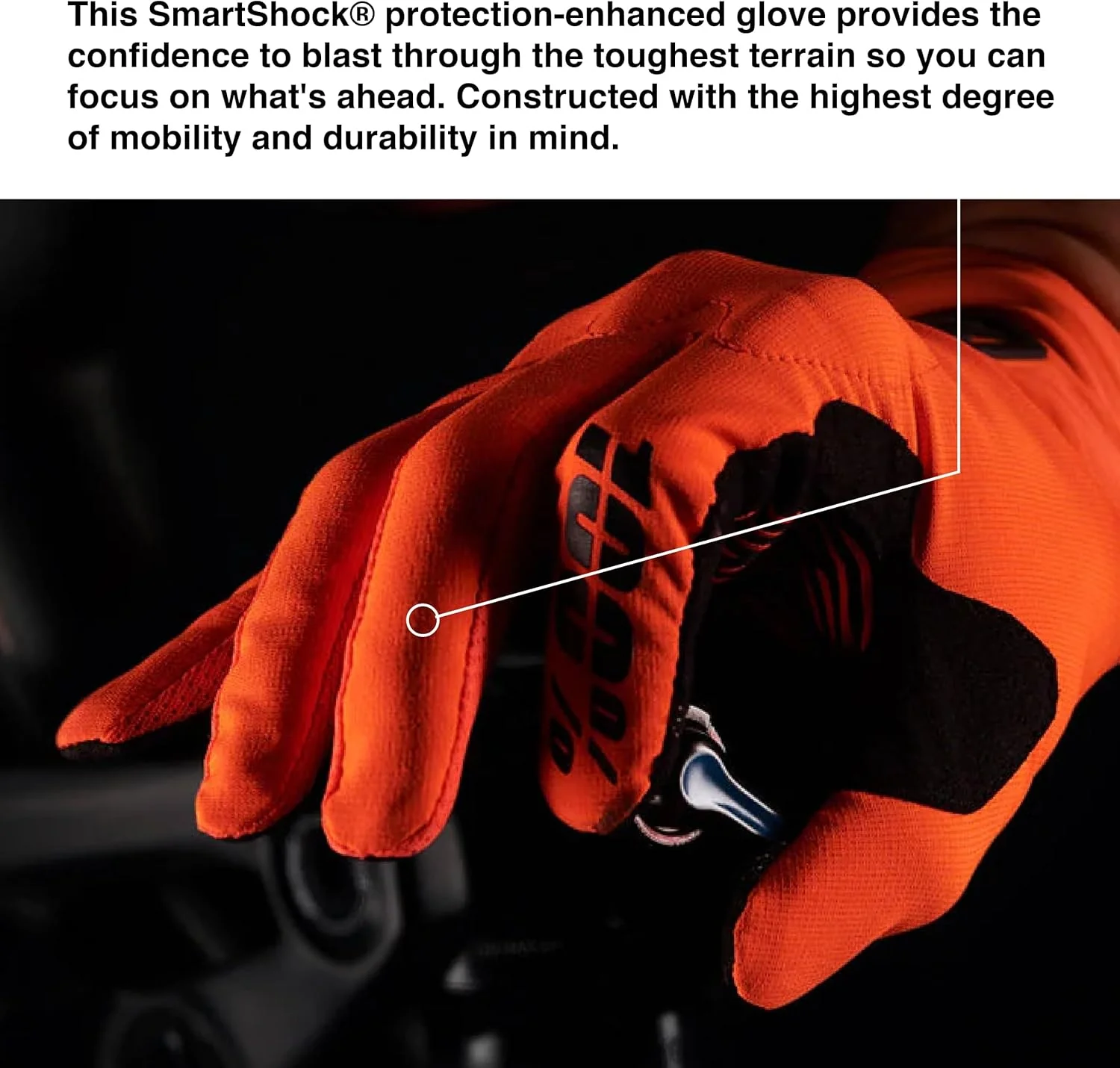 100% Cognito D3o Gloves Handschuhe S Schwarz, S Schwarz - Image 5