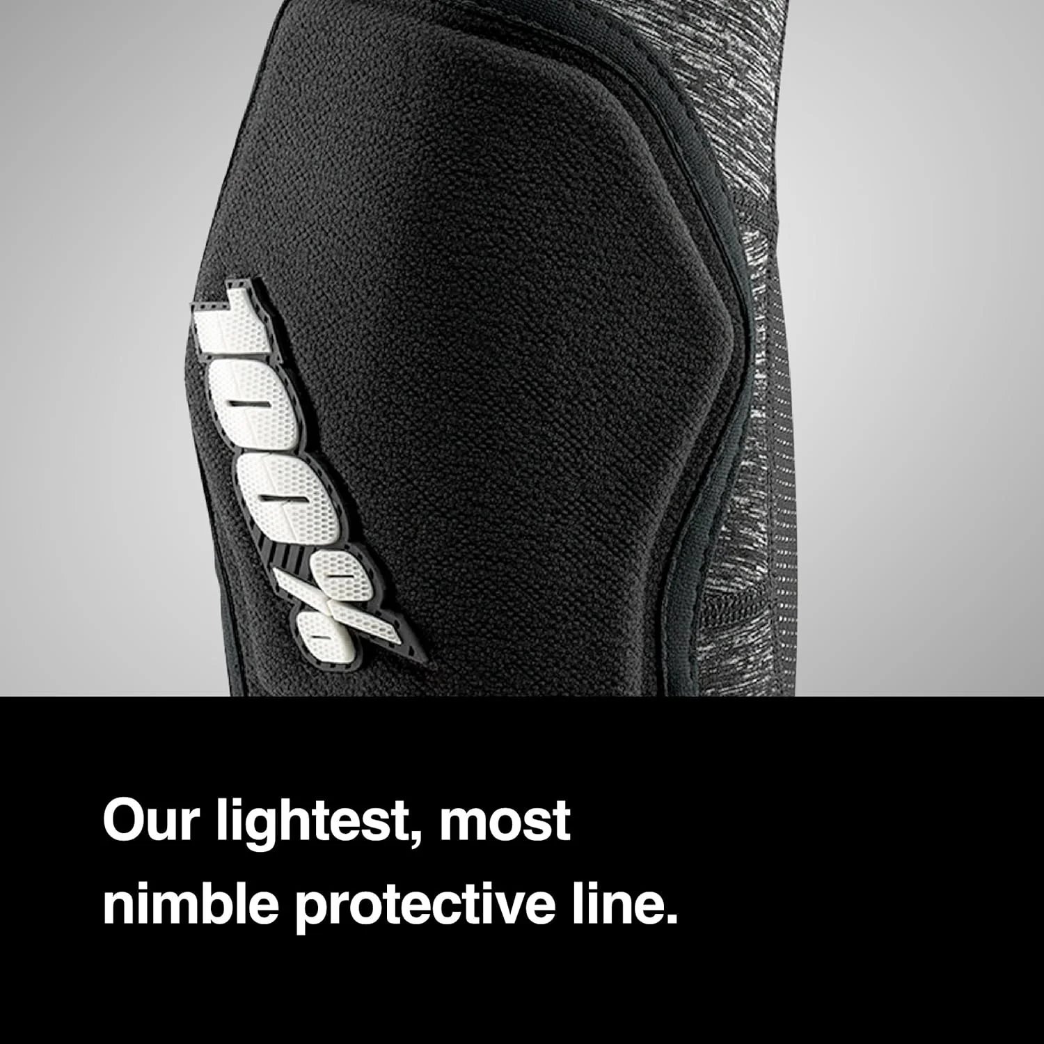 100% PROTECCIONES Unisex-Erwachsene Grau/Schwarz (Ridecamp Elbow Guards Heather Grey/Black-S) Ellenb - Image 3