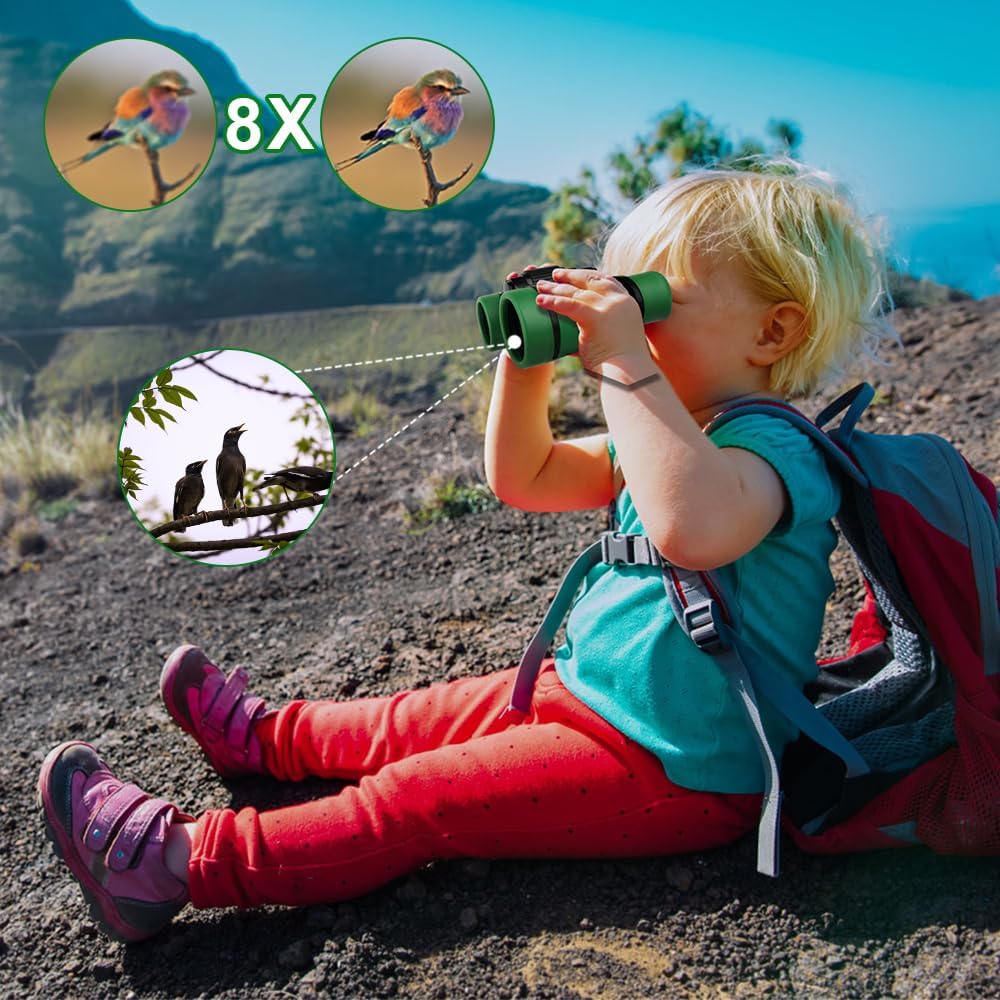 11Pcs Forscherset für Kinder, Entdecker Set für Kinder Mit Fernglas Kinder, Insektenfänger, Kompass, - Image 6