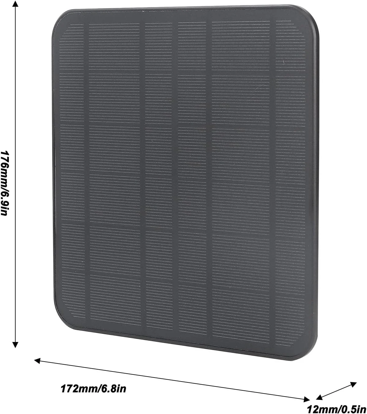 12 W Solarpanel Ladegerät für Ringkamera, IP65 Wasserdichtes, Verstellbares, Wandmontiertes Solarpan - Image 4