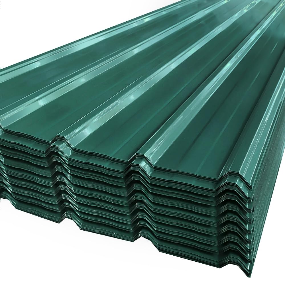 12er Trapezblech 110cm x 45cm = 6m² verzinkt Profilblech Dachblech Wellblech Dachplatten Dicke 0,2 m - Image 4