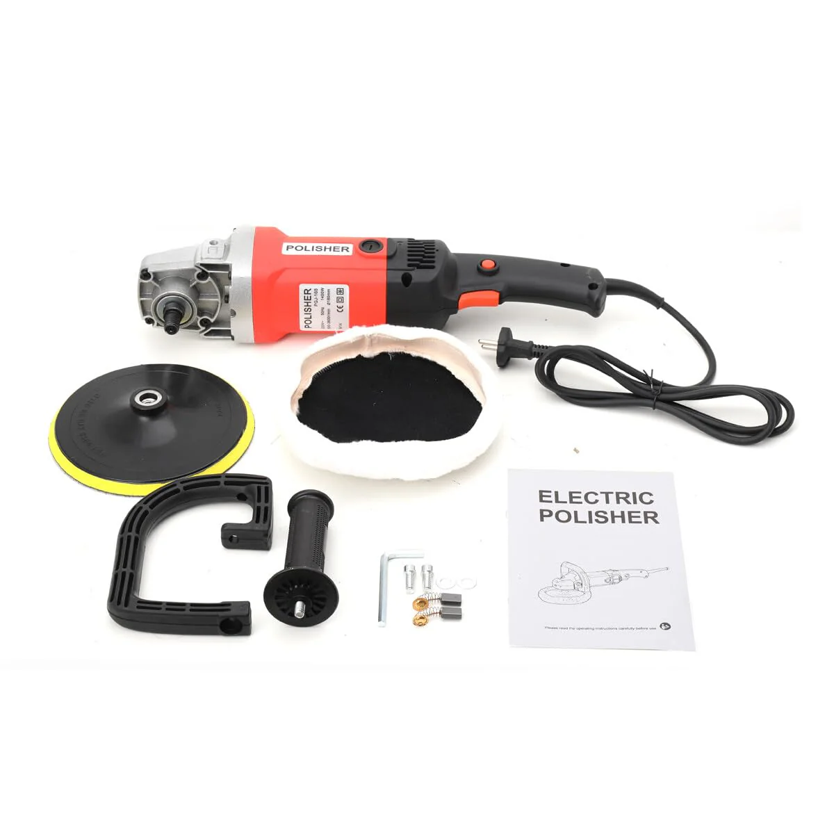 1400W Poliermaschine Schleifmaschine, Profi Nass-Steinschleifer 3000 U/min Rotationsschleifer mit ⌀1
