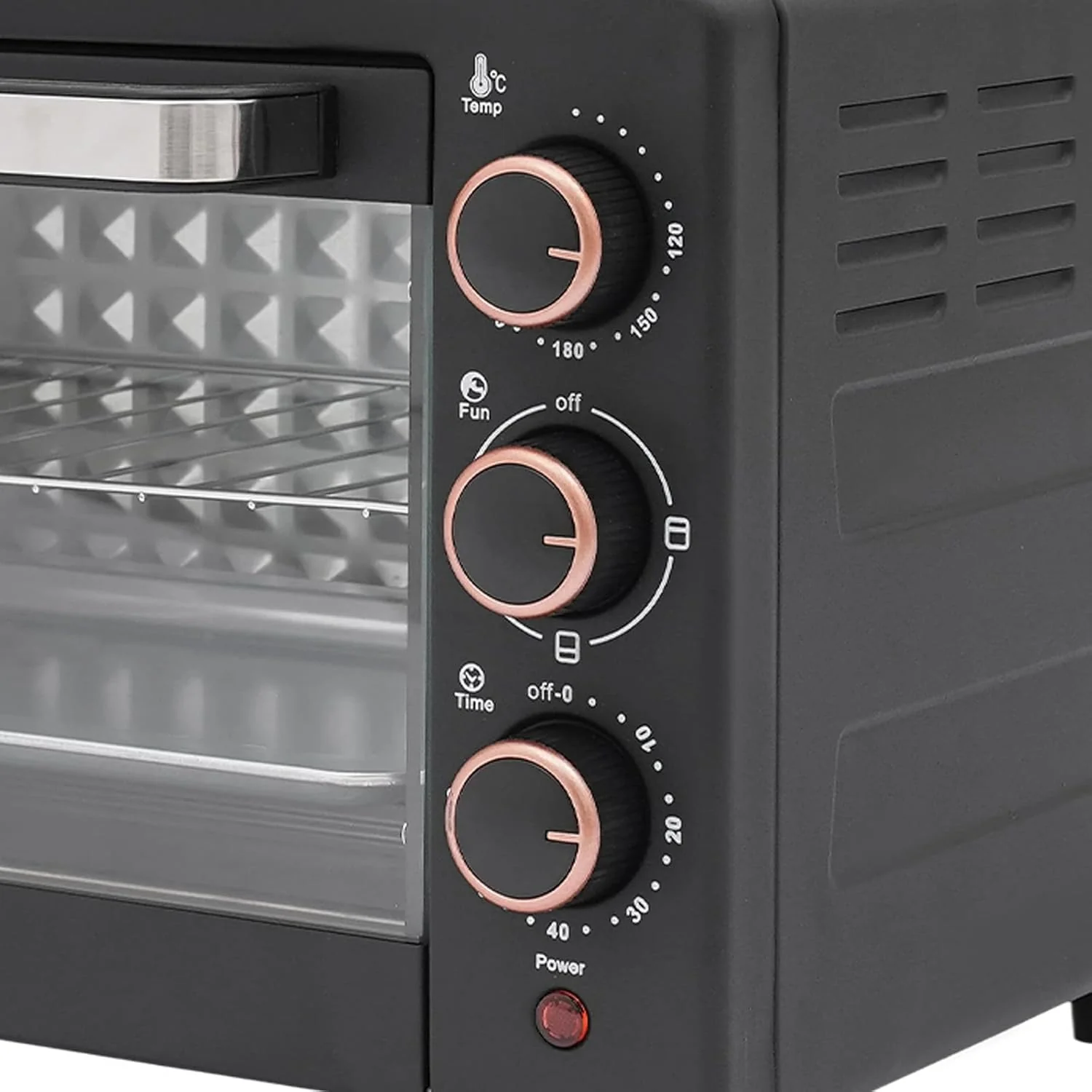 22L-Mini Backofen mit Überhitzungsschutz Pizzabackofen, 1000W-Elektrobackofen Inklusive Backblech un - Image 2