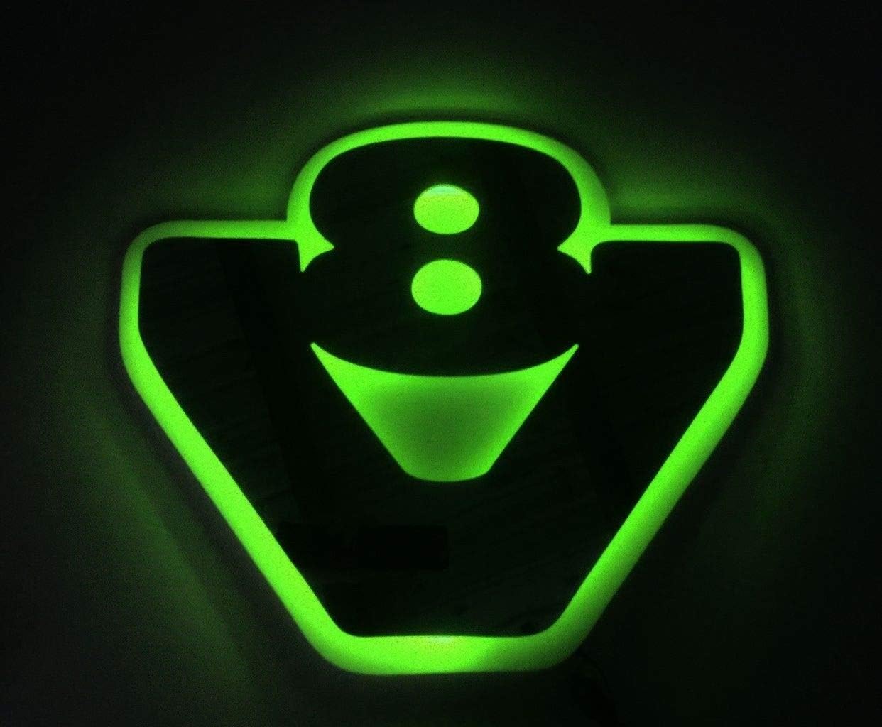 24 V RGB LED 3D Platte Silber matt grau neon 20 statische Farben Lichtzeichen V8 für Scania Trucks u - Image 4