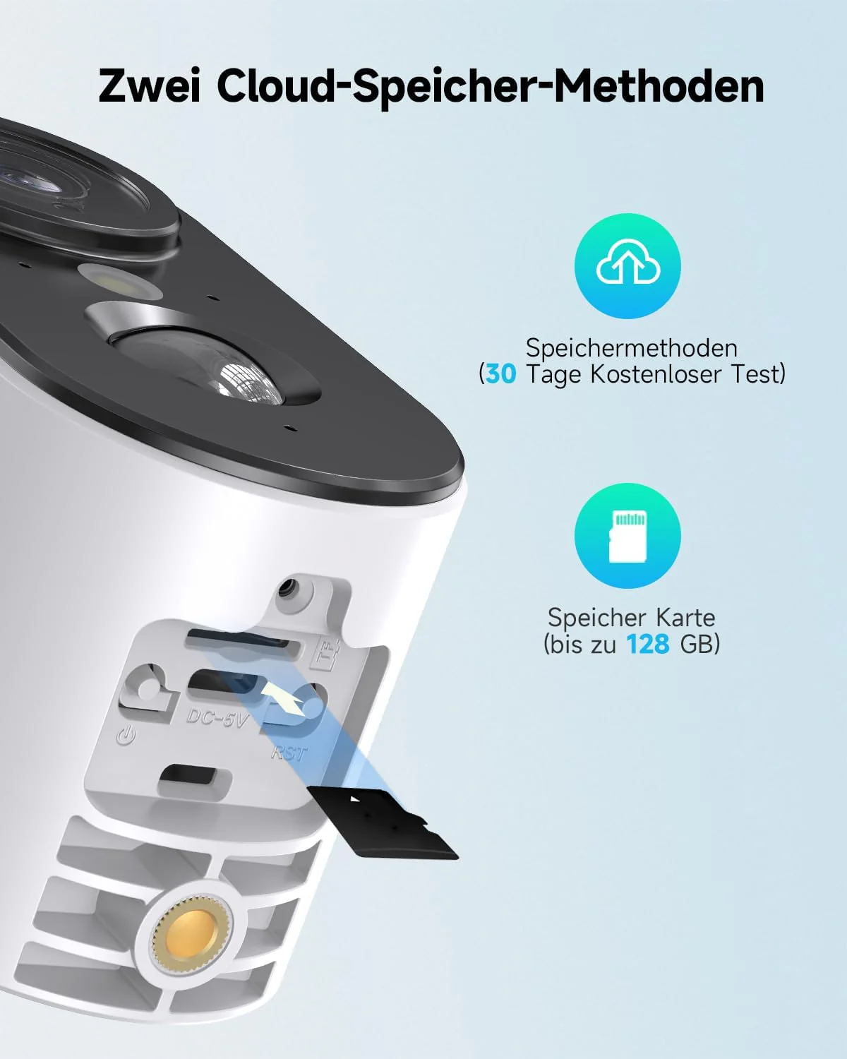 2K Überwachungskamera Aussen Akku/Solar - Kamera Überwachung Aussen WLAN mit Farbige Nachtsicht, Kab - Image 7