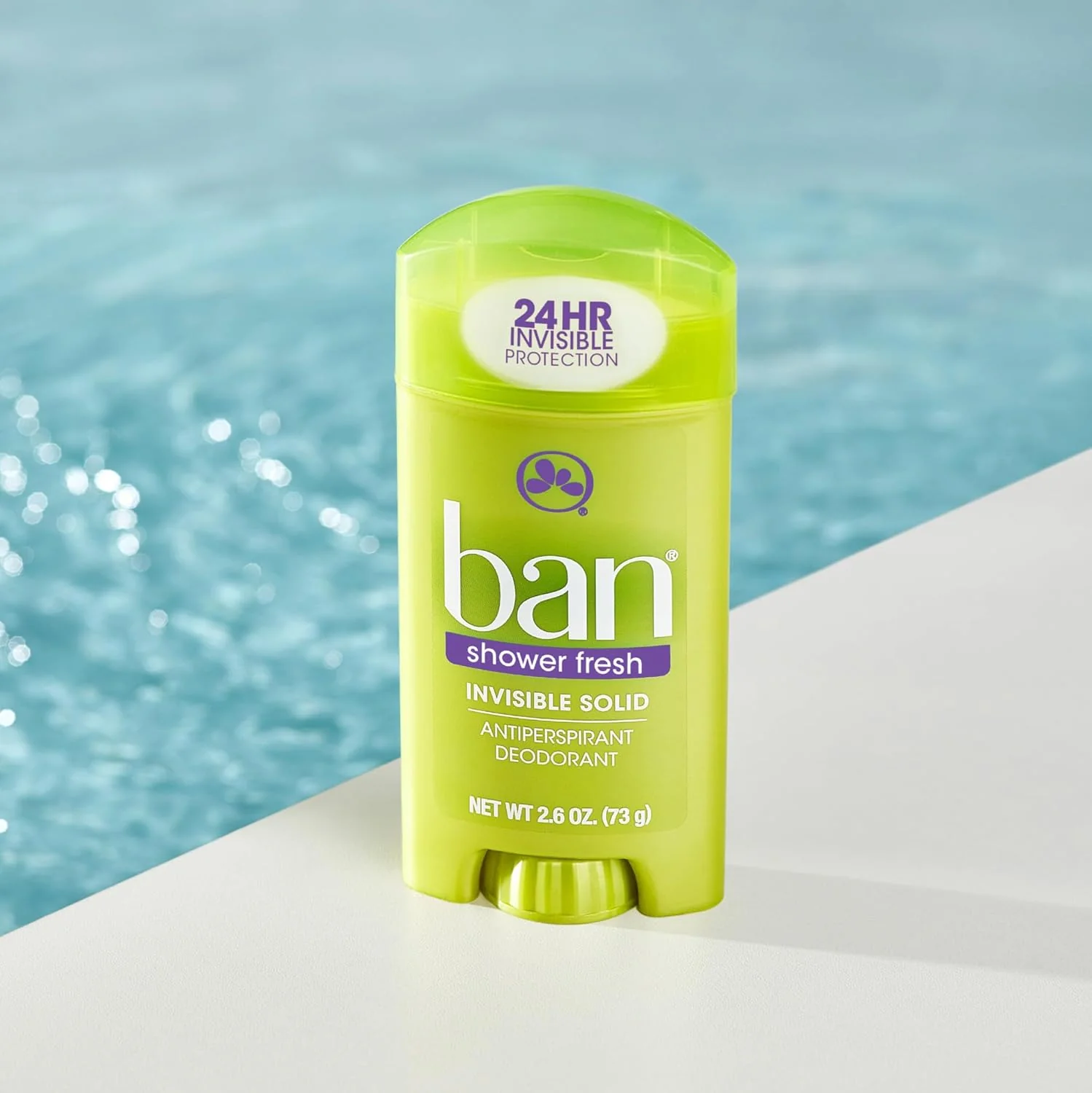 2x Ban Invisible Solid Antiperspirant & Deodorant Shower Fresh - aus den USA - Image 3