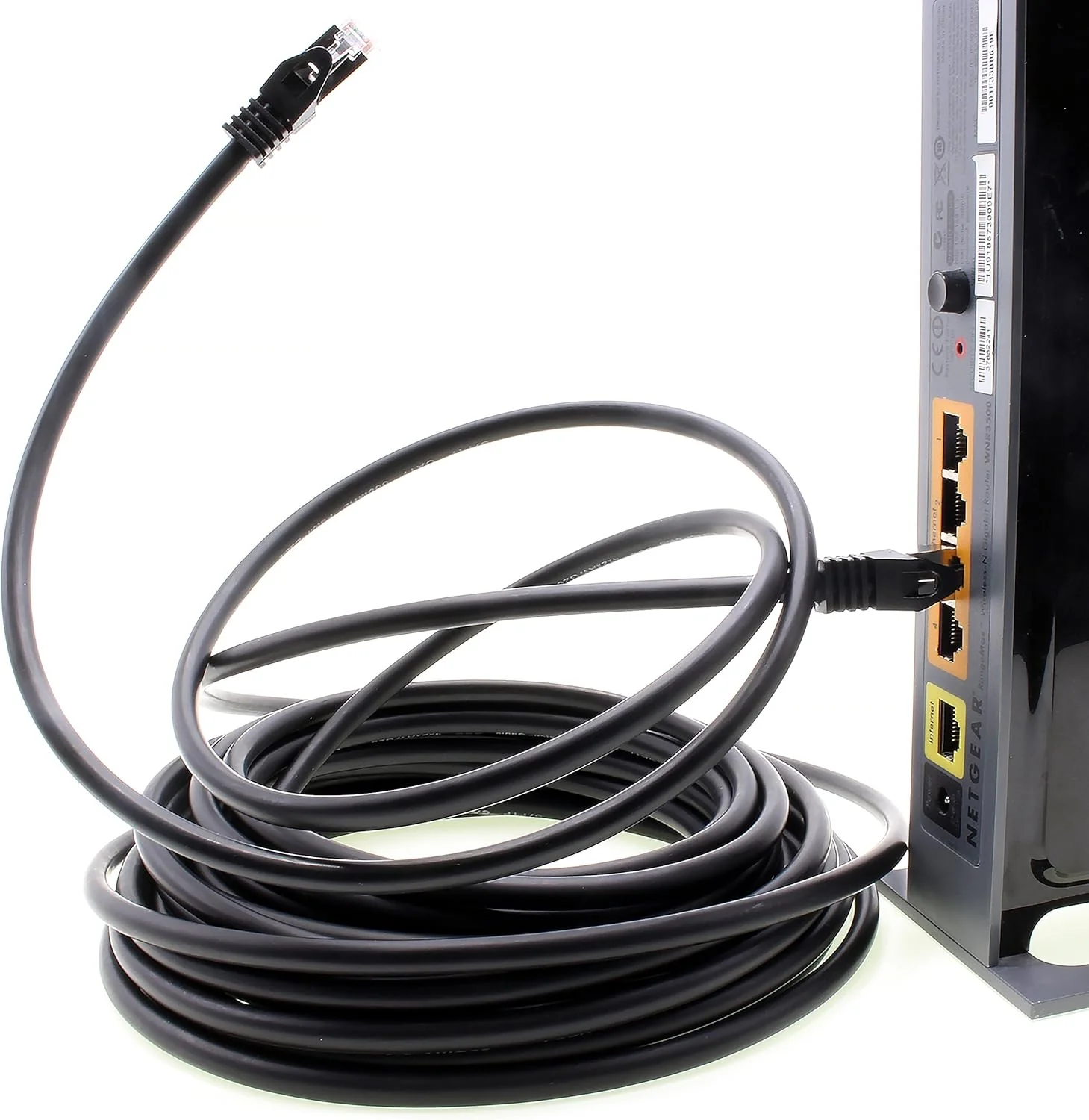 3,0m - schwarz - 5 Stück CAT.7 Computer Ethernet Kabel Netzwerkkabel (Rohkabel) Patchkabel S-FTP LSZ - Image 4