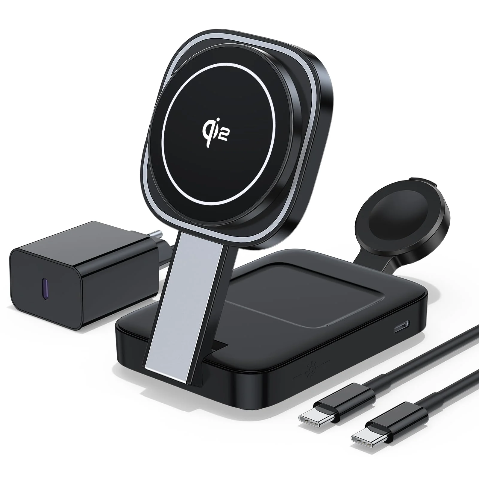 3 en 1 Pliable Station de Charge Pour Apple, Chargeur Induction sans Fil mit Mag-Safe für iPhone 17