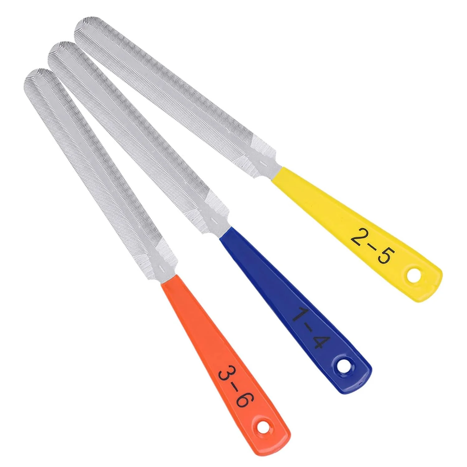 3 Stück Sattelfeilen Gitarre, Gitarren Mutter Dateien Doppelkanten-Nut-Schlitzfeile Gitarre Nut File - Image 8