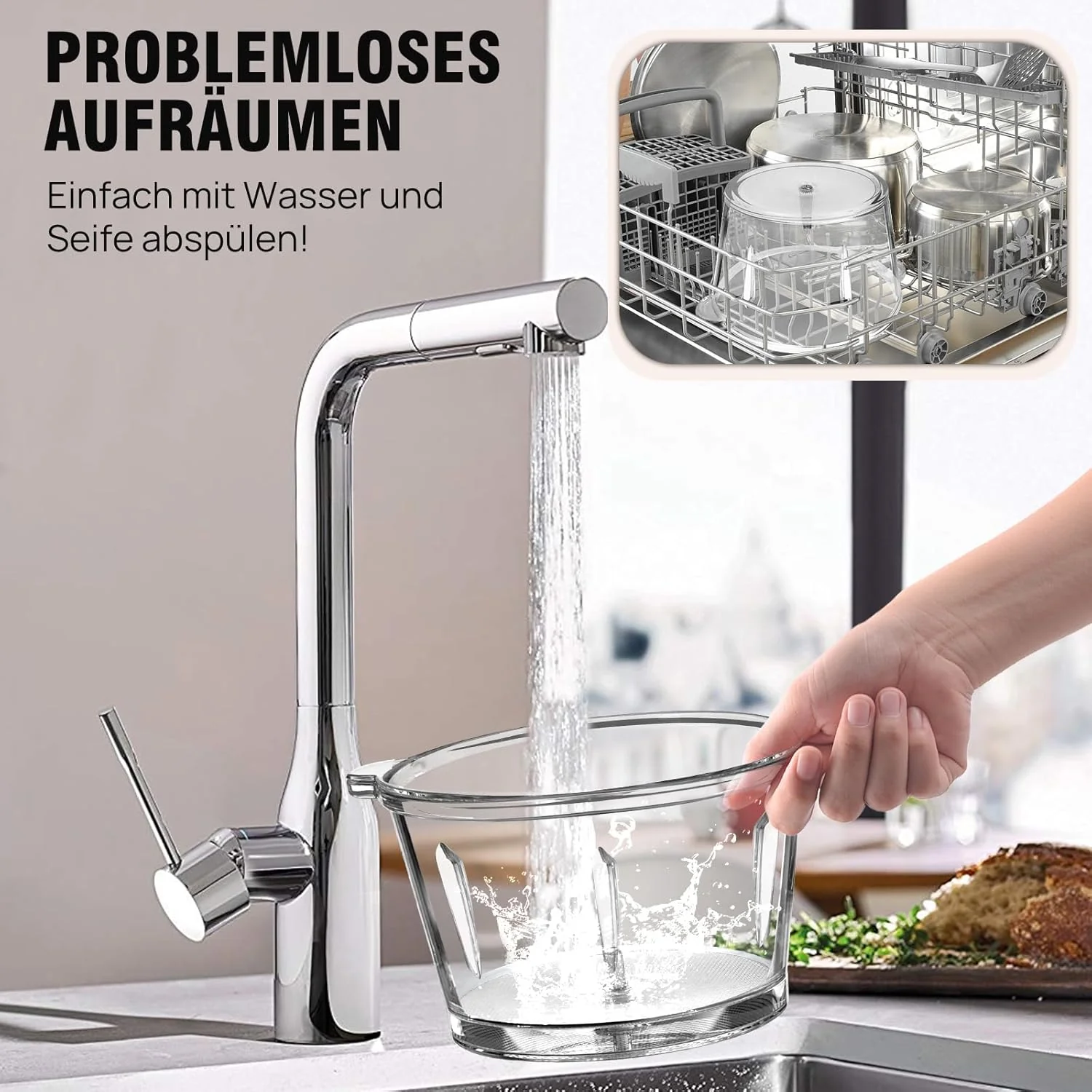 300W Multifunktions-Küchenmaschine – 2L Mini-Food-Processor für Gemüse, Knoblauch, Gewürze & Kräuter - Image 8