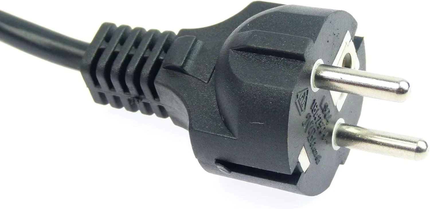 4 Stück Adam Hall 0,5 m Kaltgerätekabel Netzkabel schwarz 3 x 0,75 mm² CEE 7/7 - C13, K3PKD 0050 0,5 - Image 7