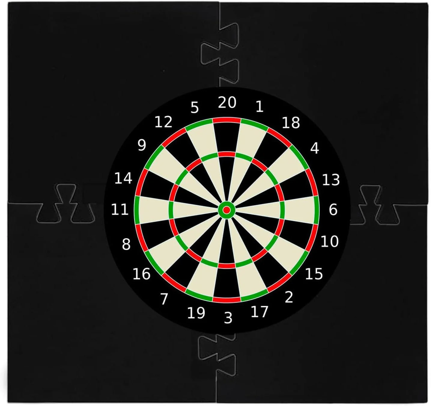 4 Stück Dartscheibe Surround, Dartscheibe Schutzring Dartscheibe Schutz, Dart Surround Auffangring, - Image 3