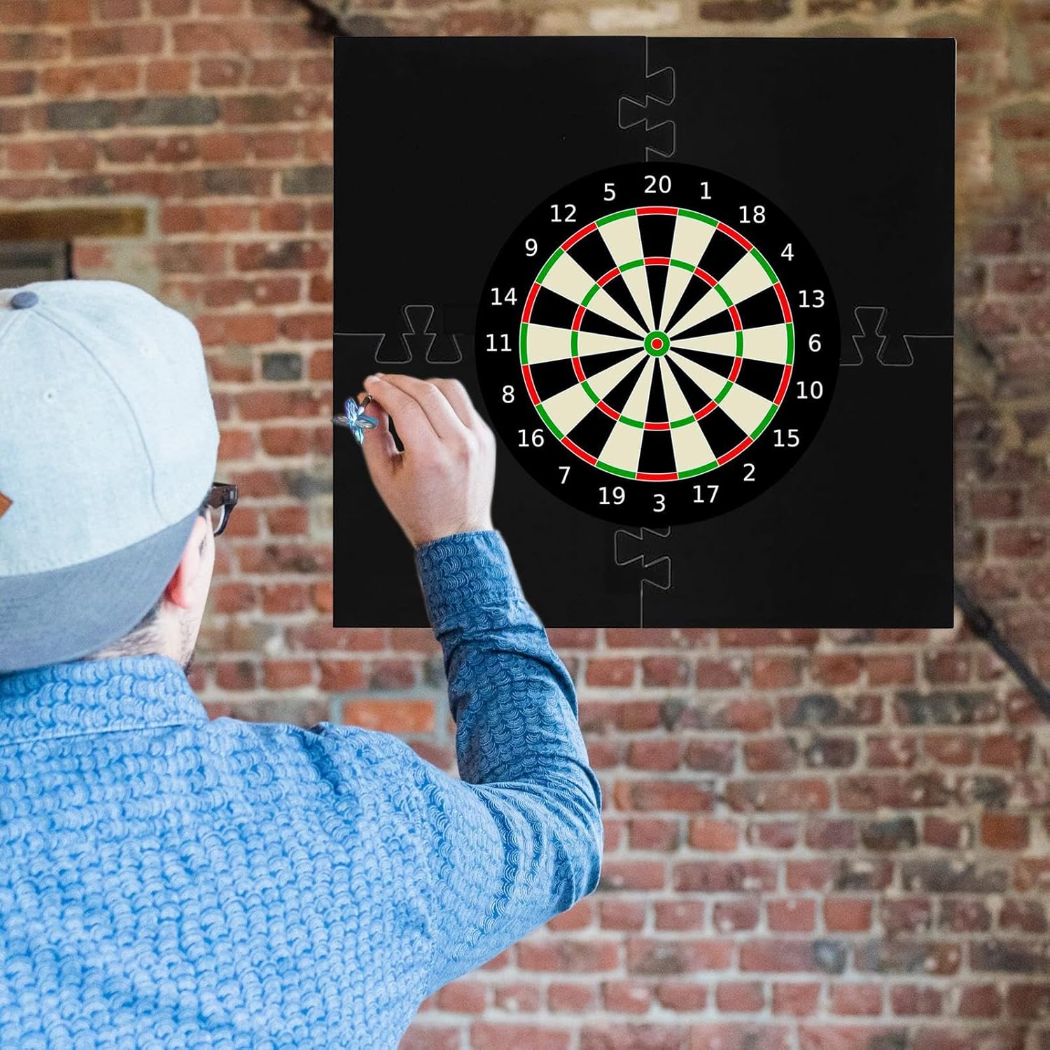 4 Stück Dartscheibe Surround, Dartscheibe Schutzring Dartscheibe Schutz, Dart Surround Auffangring, - Image 7