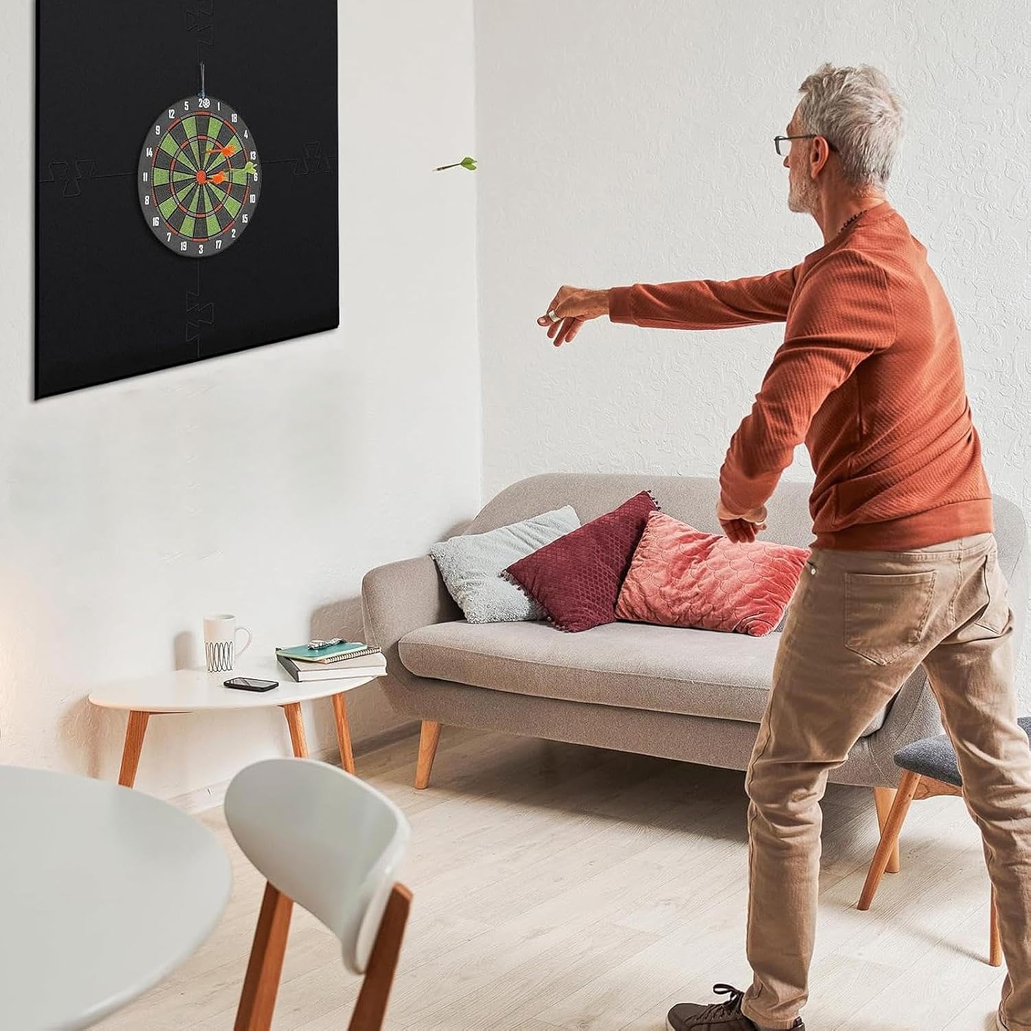 4 Stück Dartscheibe Surround, Dartscheibe Schutzring Dartscheibe Schutz, Dart Surround Auffangring, - Image 8
