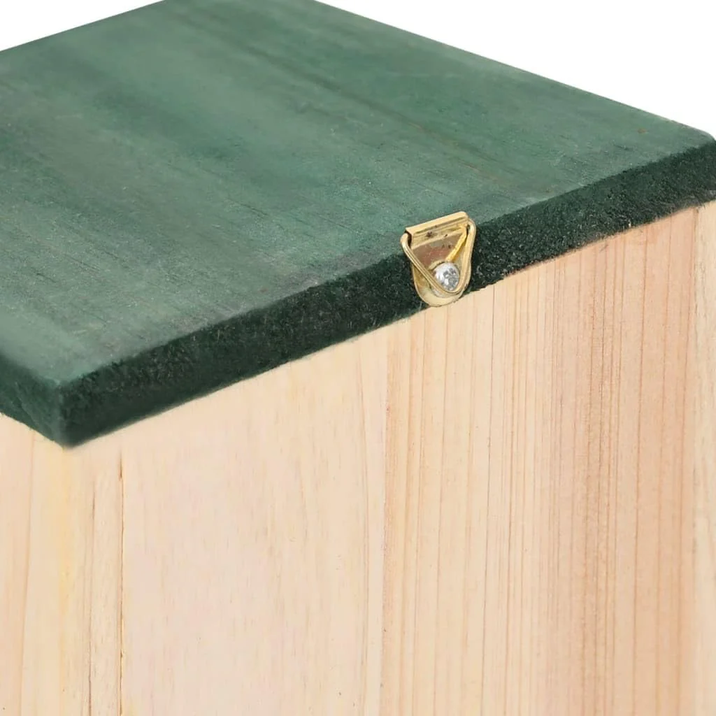 4 Stück Nistkästen für den Aussenbereich, Nistkasten, Meise, Vogelhaus, 4 Stück, Holz, 12 x 12 x 22 - Image 6