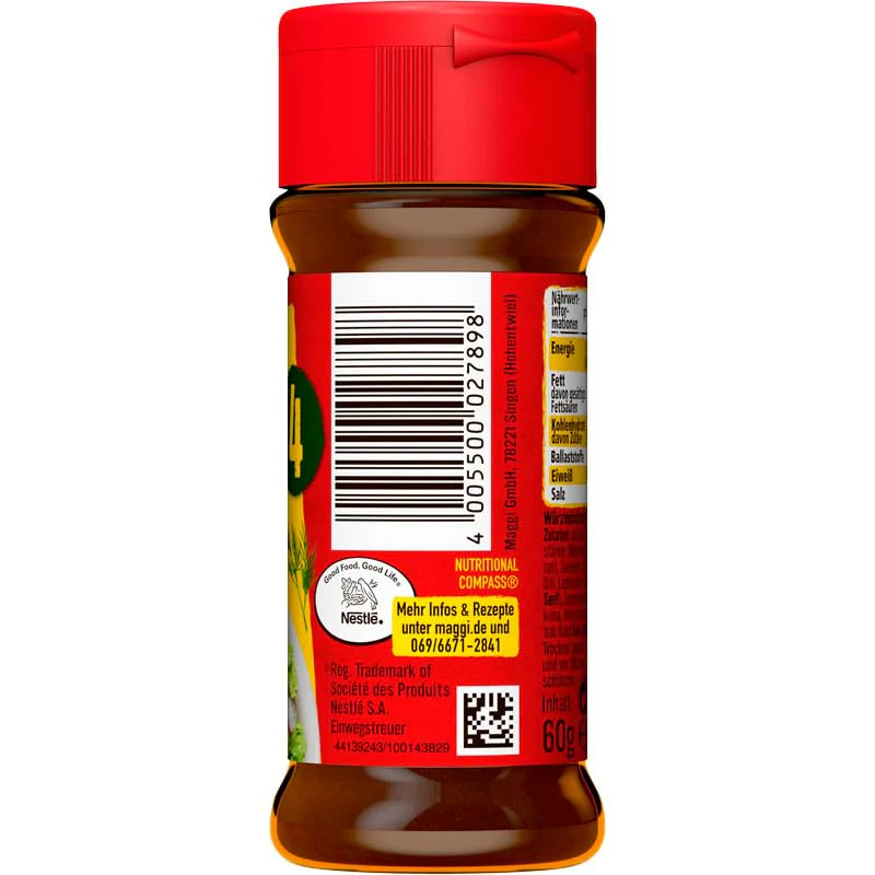 4erPack (4ST x 60G) Maggi Würzmischung Nr. 4 knackige Salate, Nr. 4 knackige Salate - Image 4