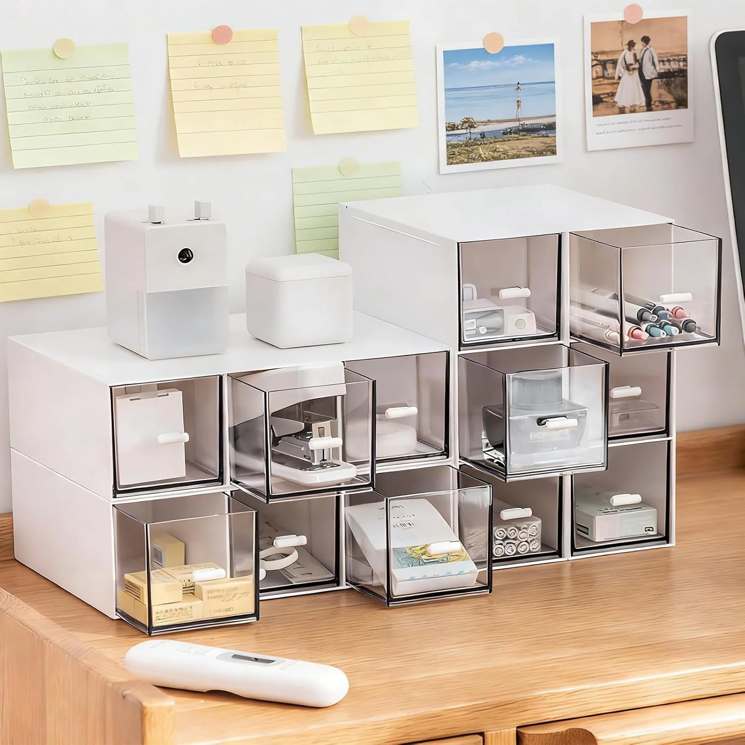 5 Stück Teeaufbewahrung Stackable Teebox Mit 3 Schubladen Stapelbar Aufbewahrung Er Kann Kleine Teeb - Image 6