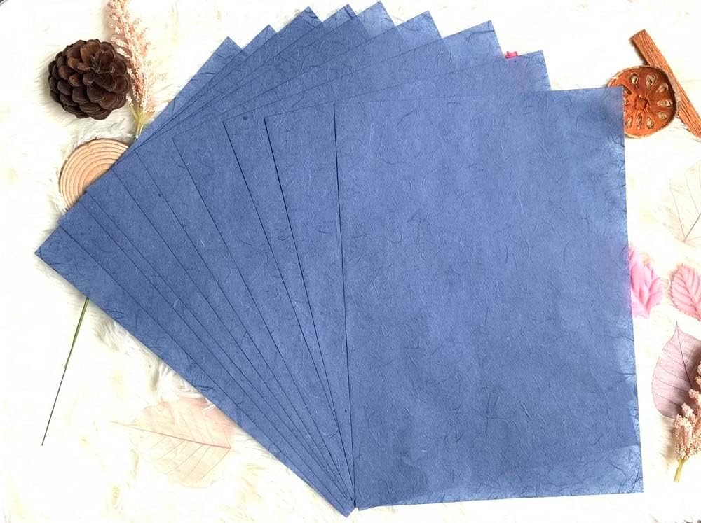 50 Blatt A4 Naturfaser, Maulbeerbaum, Maulbeerbaum, Maulbeerpapier, Kunst, Washi-Papier, Design, Han - Image 8