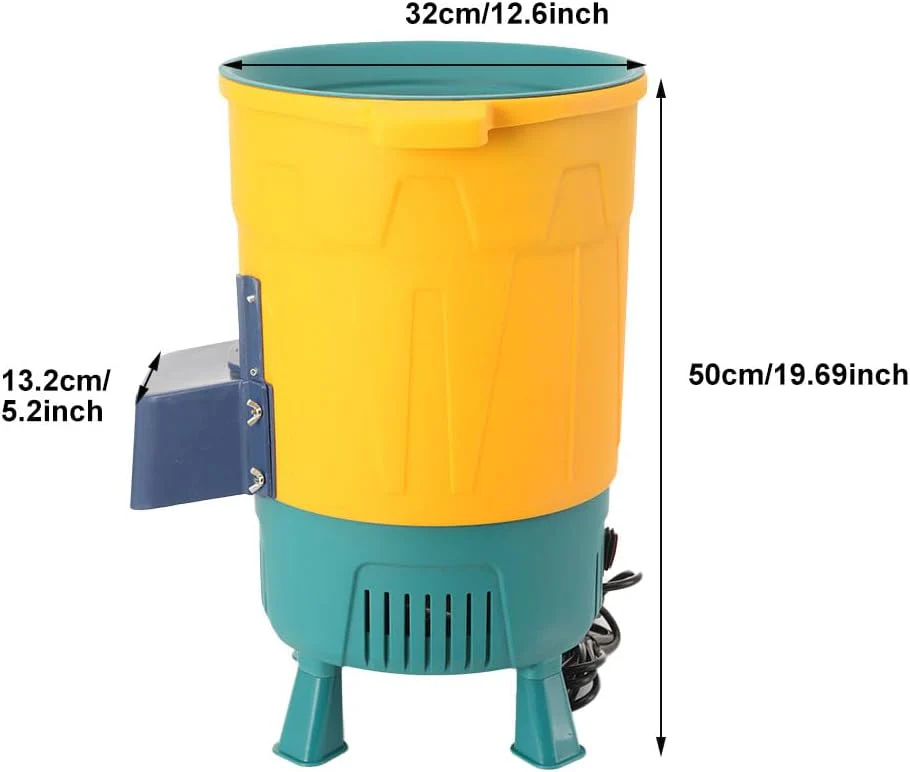 550W Elektrischer Gemüseschneider Futterhäcksler Futterverarbeitungsmaschine, Grünfutter, Grashalme, - Image 2