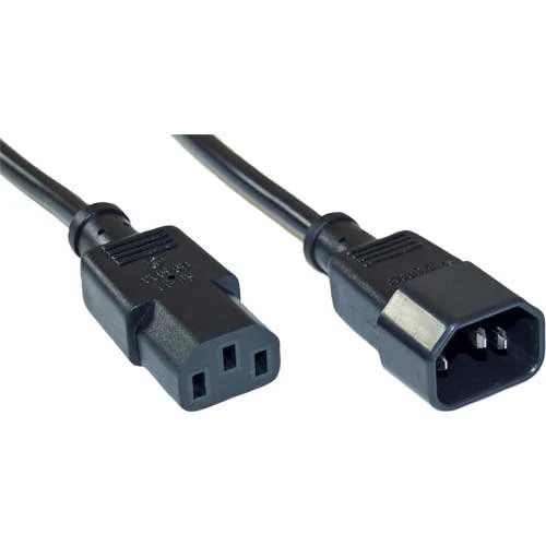 5er Set Kaltgeräteverlängerung, C13 auf C14, 3m