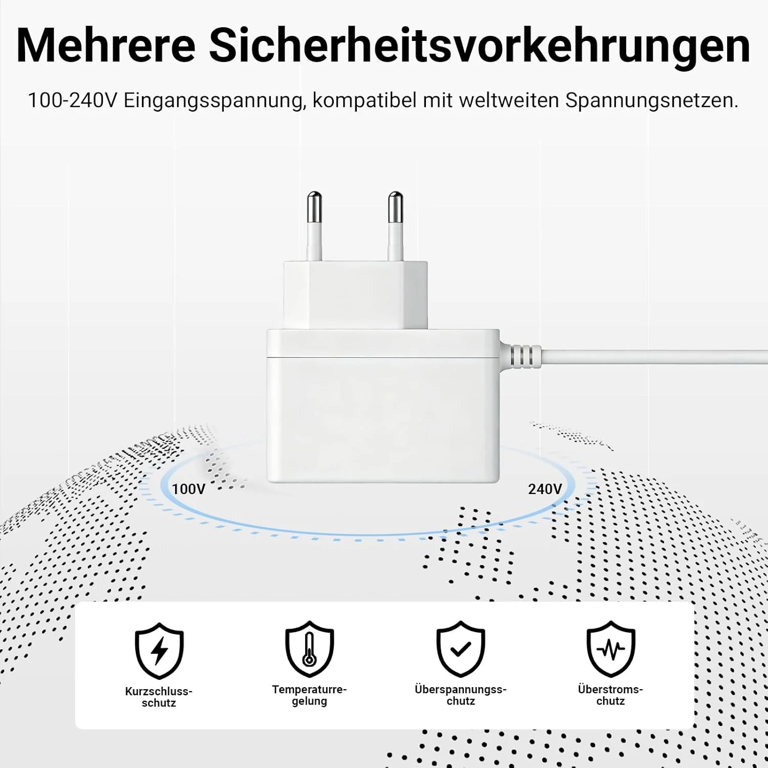 5V 3A Netzteil Etikettendrucker Ladekabel Kompatibel mit Brother Mobiler Scanner ADS-1190,ADS-1200,A - Image 4