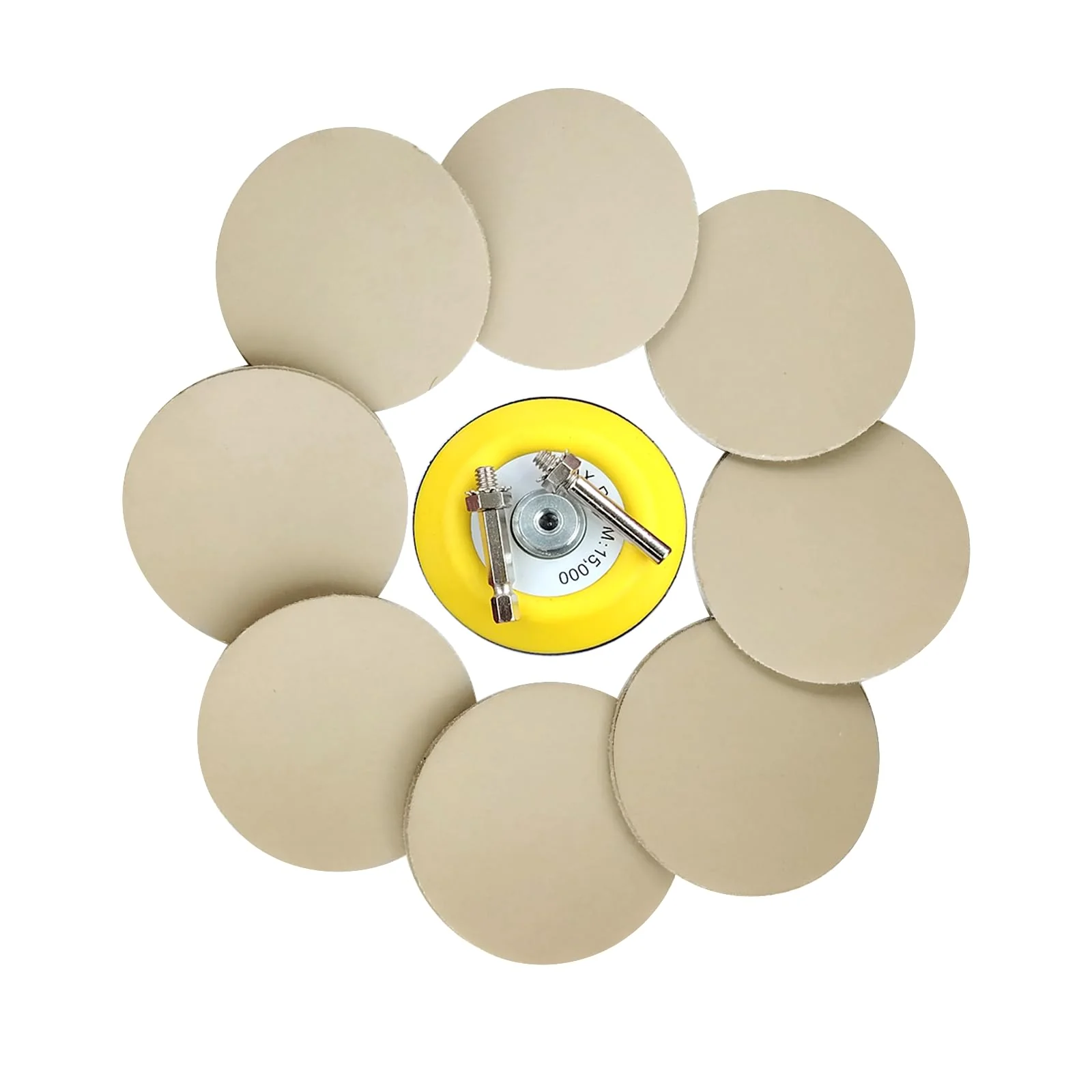 75mm Wasserfest schleifpapier Klett 50 Stücke Körnung 5000 Siliziumkarbid Schleifpapier geeignet für
