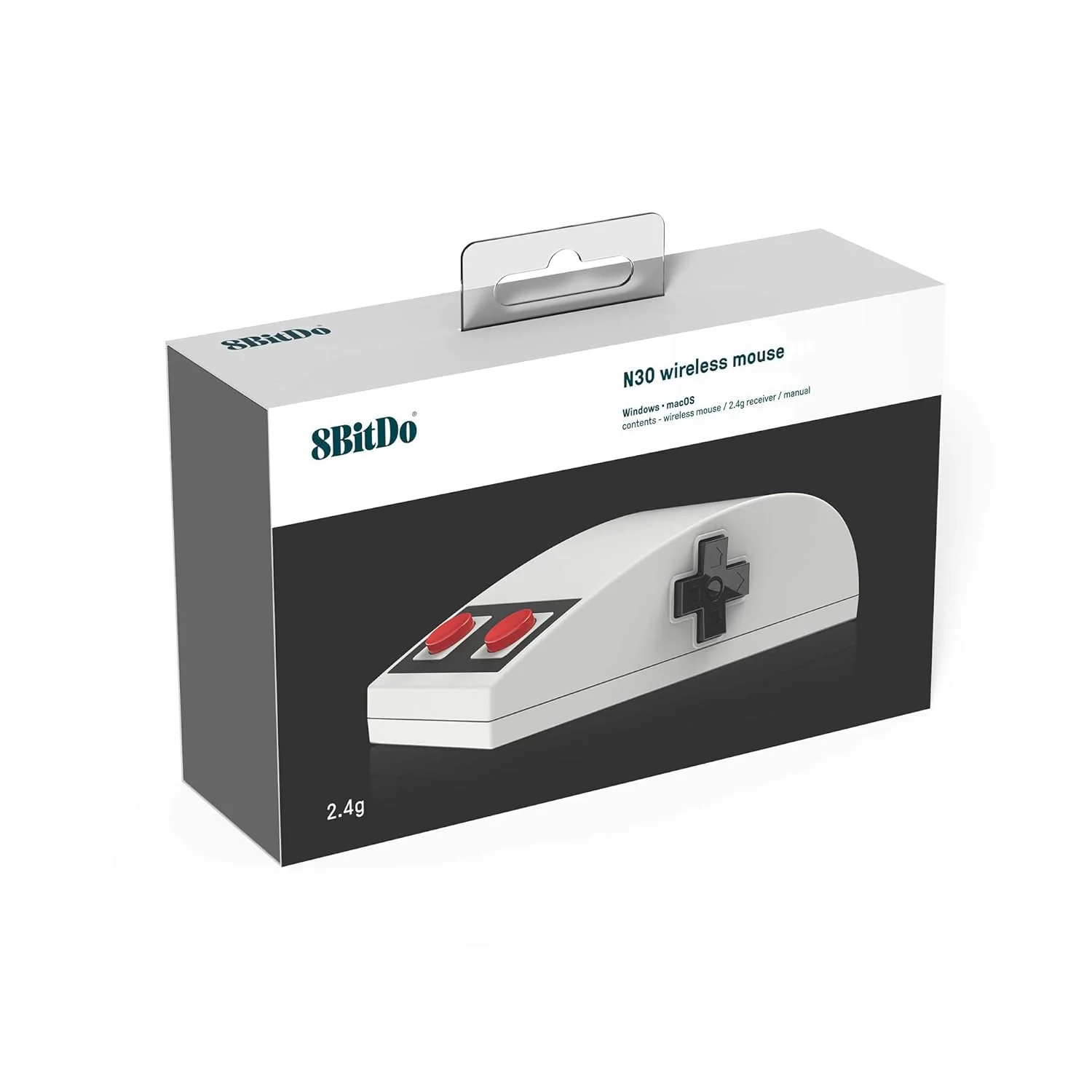 8Bitdo N30 2.4Ghz Wireless Mouse for Windows and Mac PC DVD Single, Single - Image 8