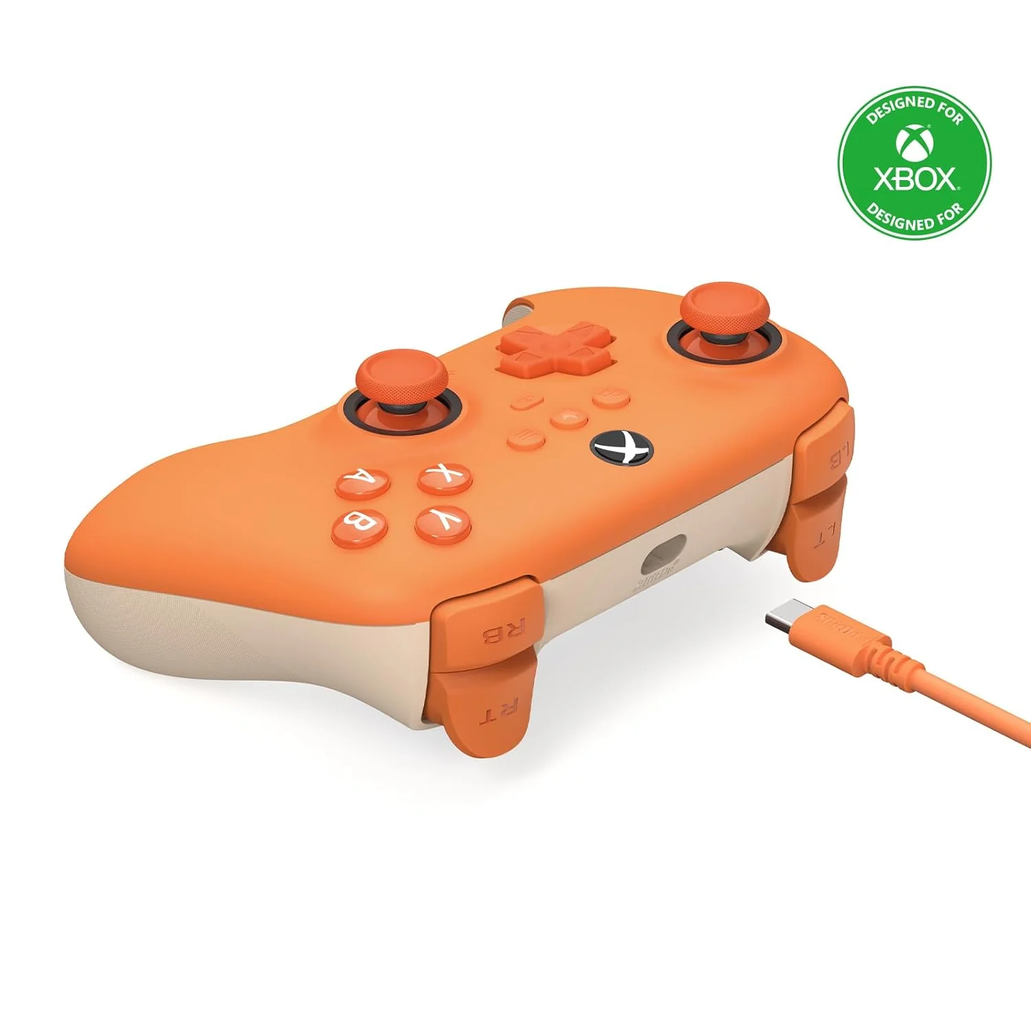 8bitdo Ultimate C Wired Controller for Xbox, RGB Lighting Fire Ring and Hall Effect Joysticks, Compa - Image 2
