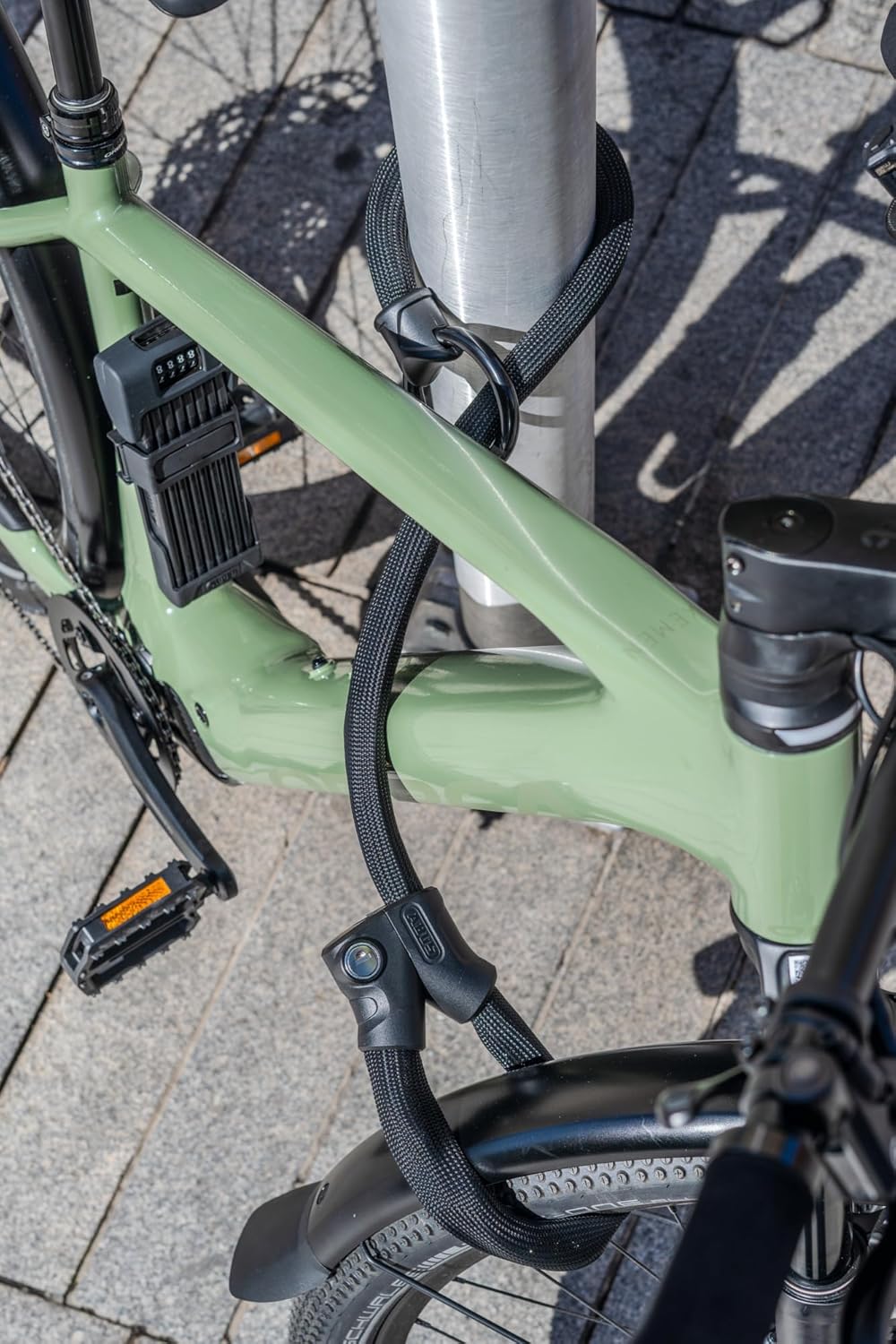 ABUS Kettenschloss Infinity Loop 1806 - flexibles Fahrradschloss mit 2 längenverstellbaren Schlaufen - Image 3