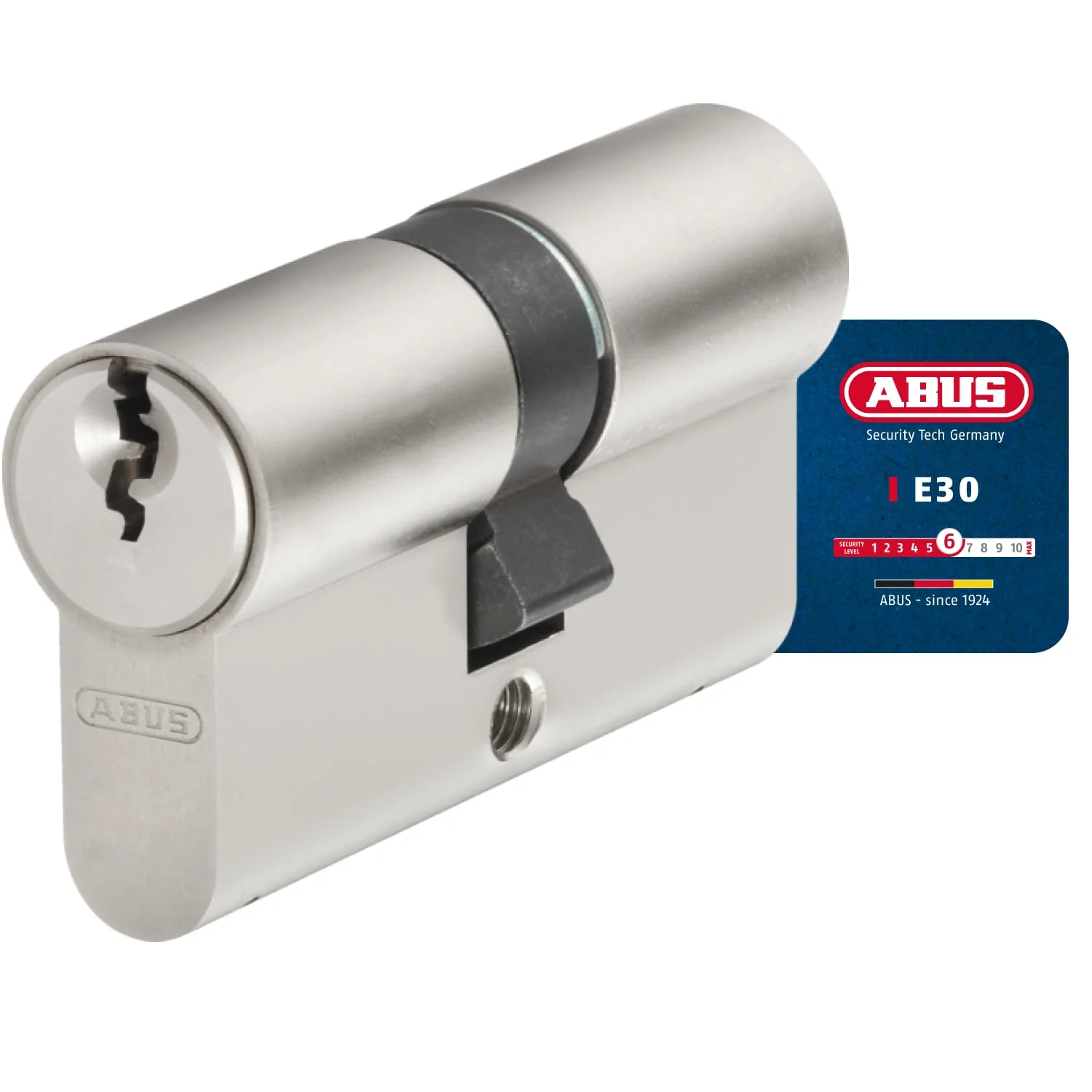 ABUS Profilzylinder E30NP 40/40 - Türschloss mit Not- und Gefahrenfunktion inkl. 5 Schlüssel - ABUS