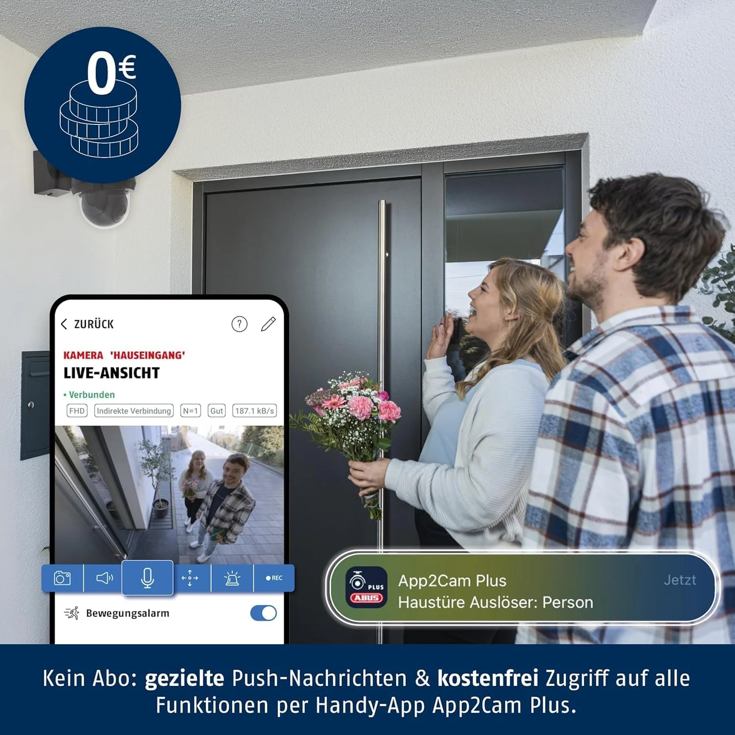 ABUS SmartLook Schwenken & Neigen, 2er Set - 4K Überwachungskamera für aussen mit WLAN, Bewegungserk - Image 4