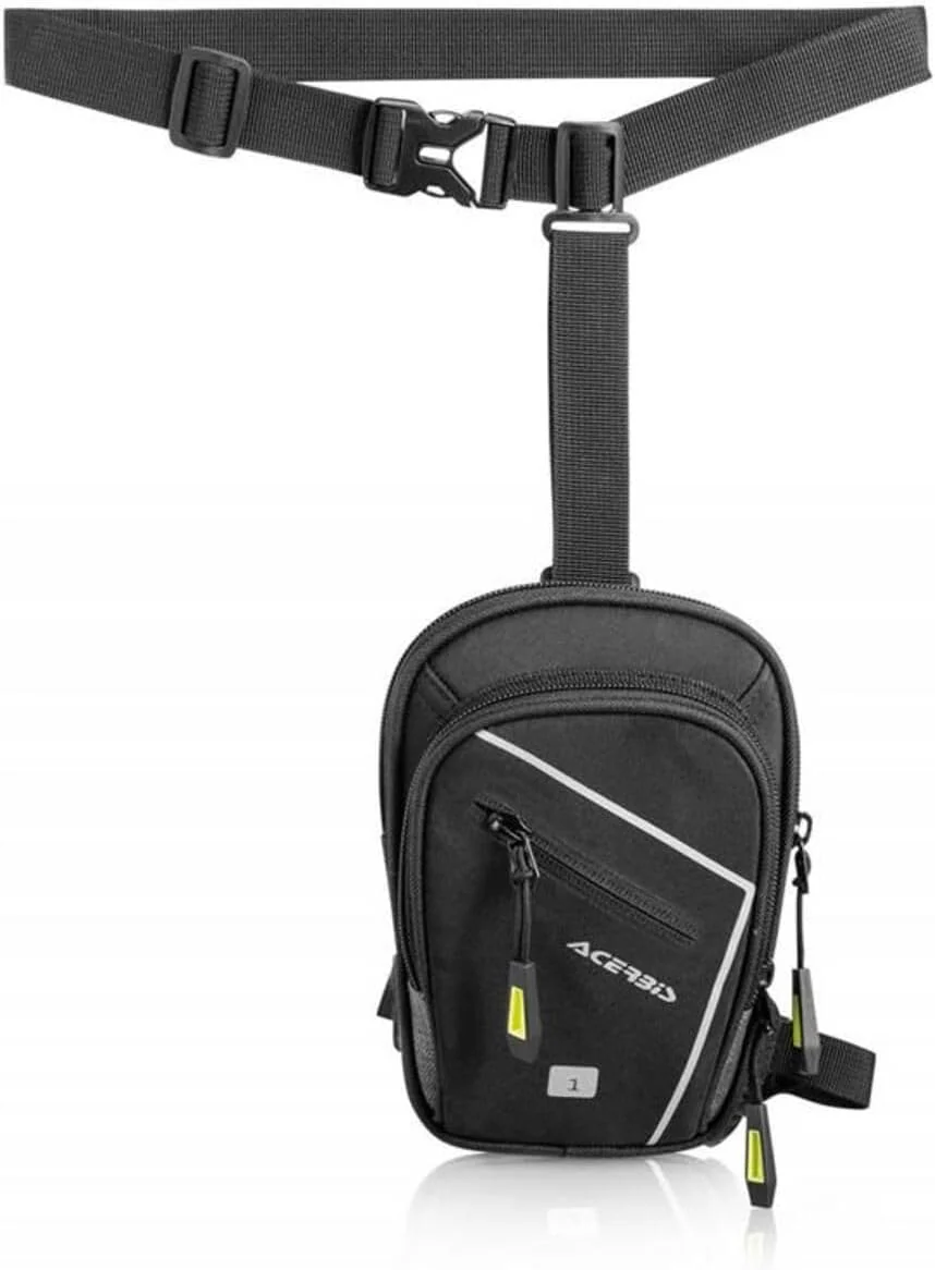 Acerbis 1 Liter Schwarz Motorrad- oder Fahrradtasche - Image 3