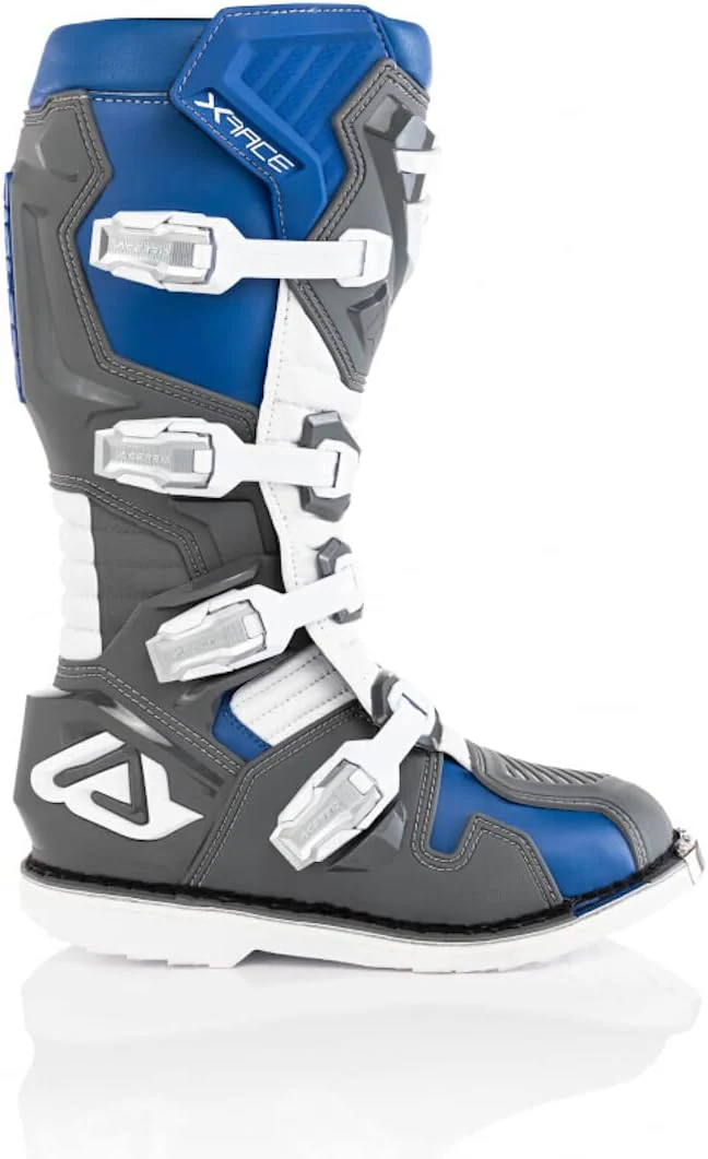 Acerbis Herren X-race Stiefel, Blau Grau - Image 5