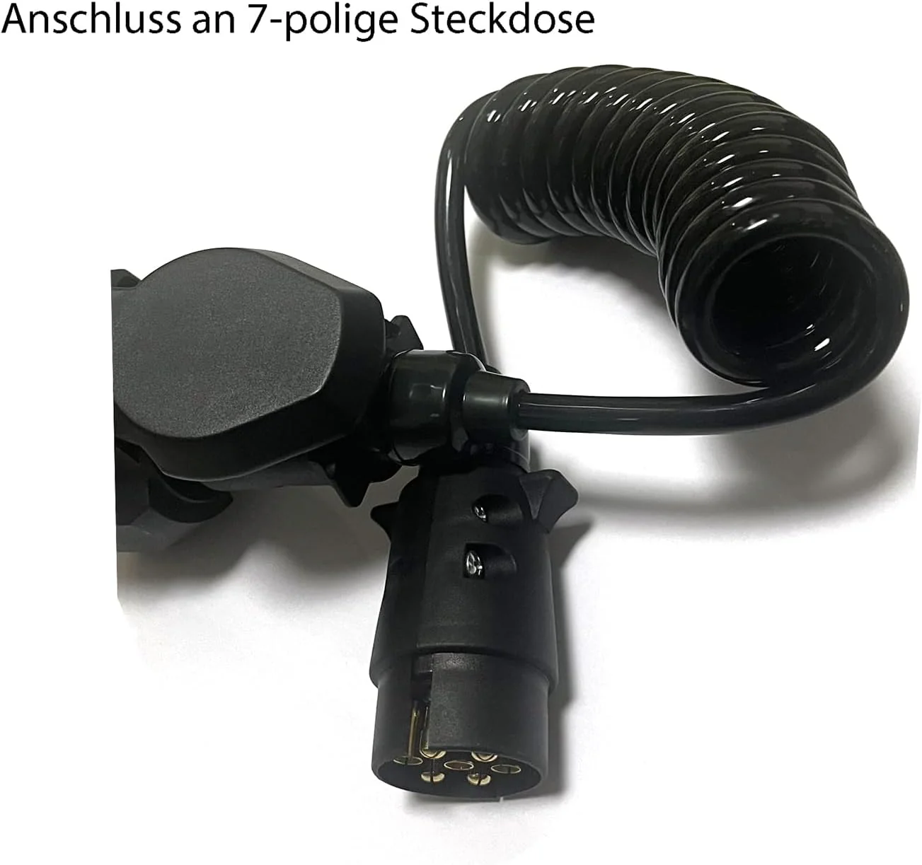 Adapter Stecker Spiralkabel 7 Polig auf 7-polig Adapterkabel Anhänger Verlängerungskabel 2m männlich - Image 4