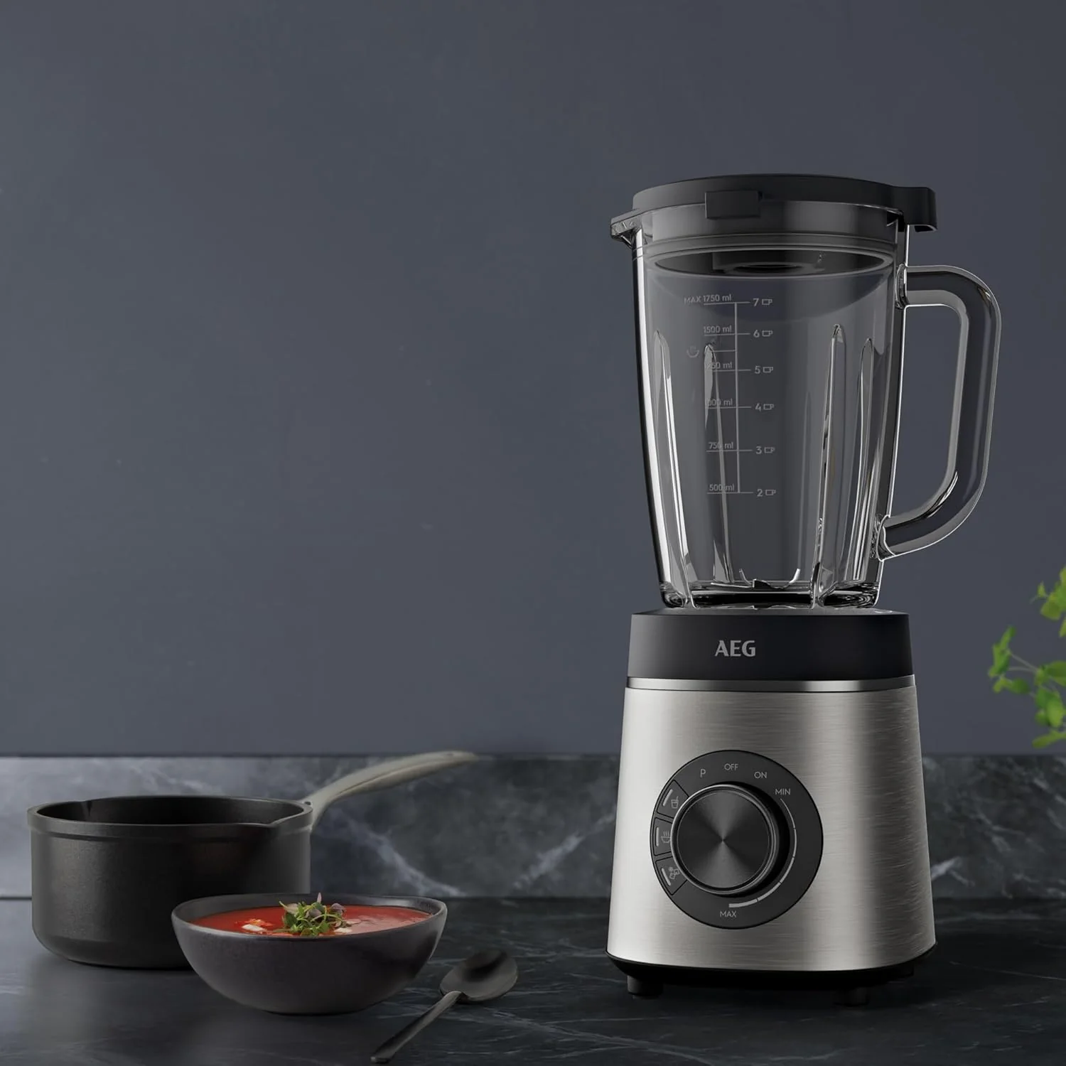 AEG TB6-1-6ST Standmixer / Geschwindigkeitsanpassung / 3 Programme / Smoothie / Crushed Ice / Pulsfu - Image 3