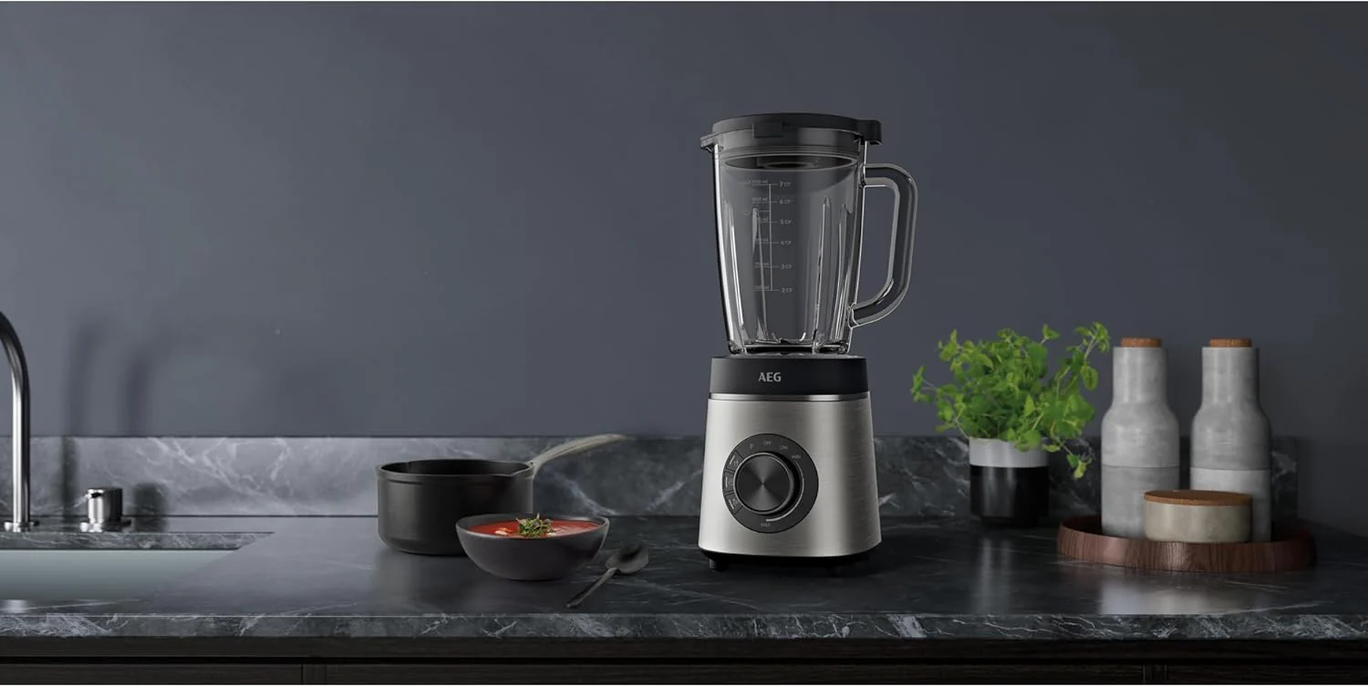 AEG TB6-1-6ST Standmixer / Geschwindigkeitsanpassung / 3 Programme / Smoothie / Crushed Ice / Pulsfu - Image 4