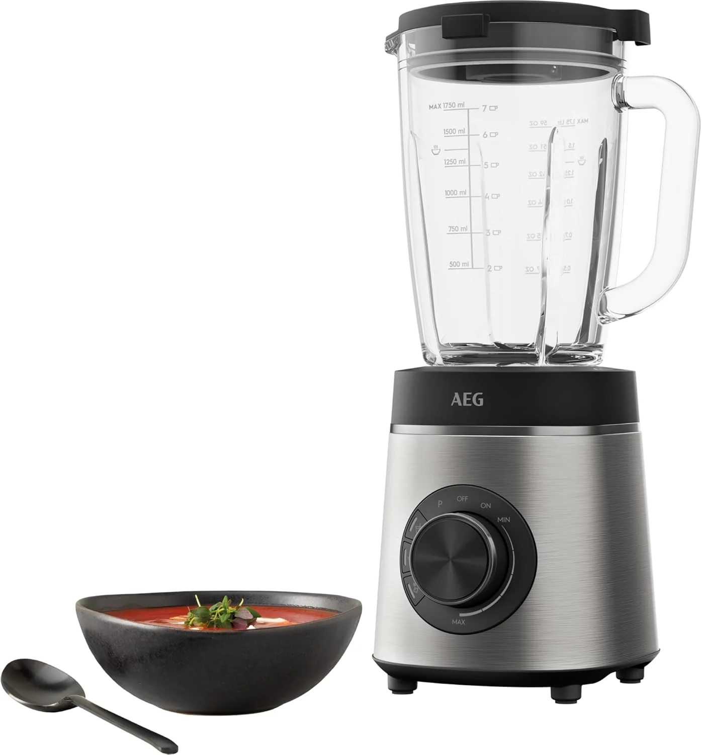 AEG TB6-1-6ST Standmixer / Geschwindigkeitsanpassung / 3 Programme / Smoothie / Crushed Ice / Pulsfu - Image 5