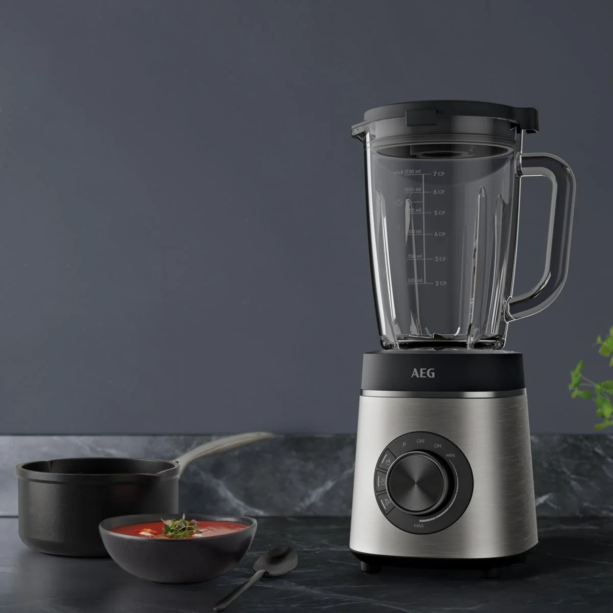 AEG TB6-1-6ST Standmixer / Geschwindigkeitsanpassung / 3 Programme / Smoothie / Crushed Ice / Pulsfu - Image 7