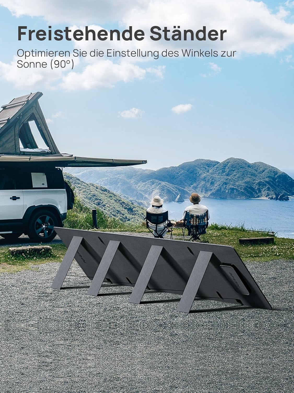 AFERIY Faltbares Solarpanel 200W, Solarmodul mit 5 Ausgängen, faltbares monokristallines Silikon-Sol - Image 3