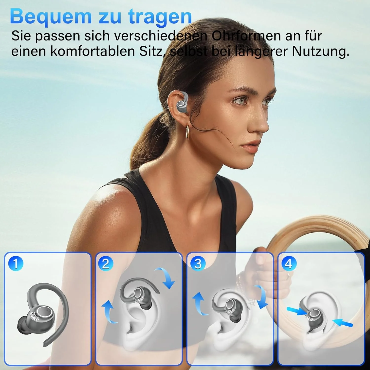 AI Kopfhörer Übersetzer, 3-in-1 Sprachübersetzer Ohrhörer 164 Sprachen mit App, 2026 Neue 7 Übersetz - Image 8