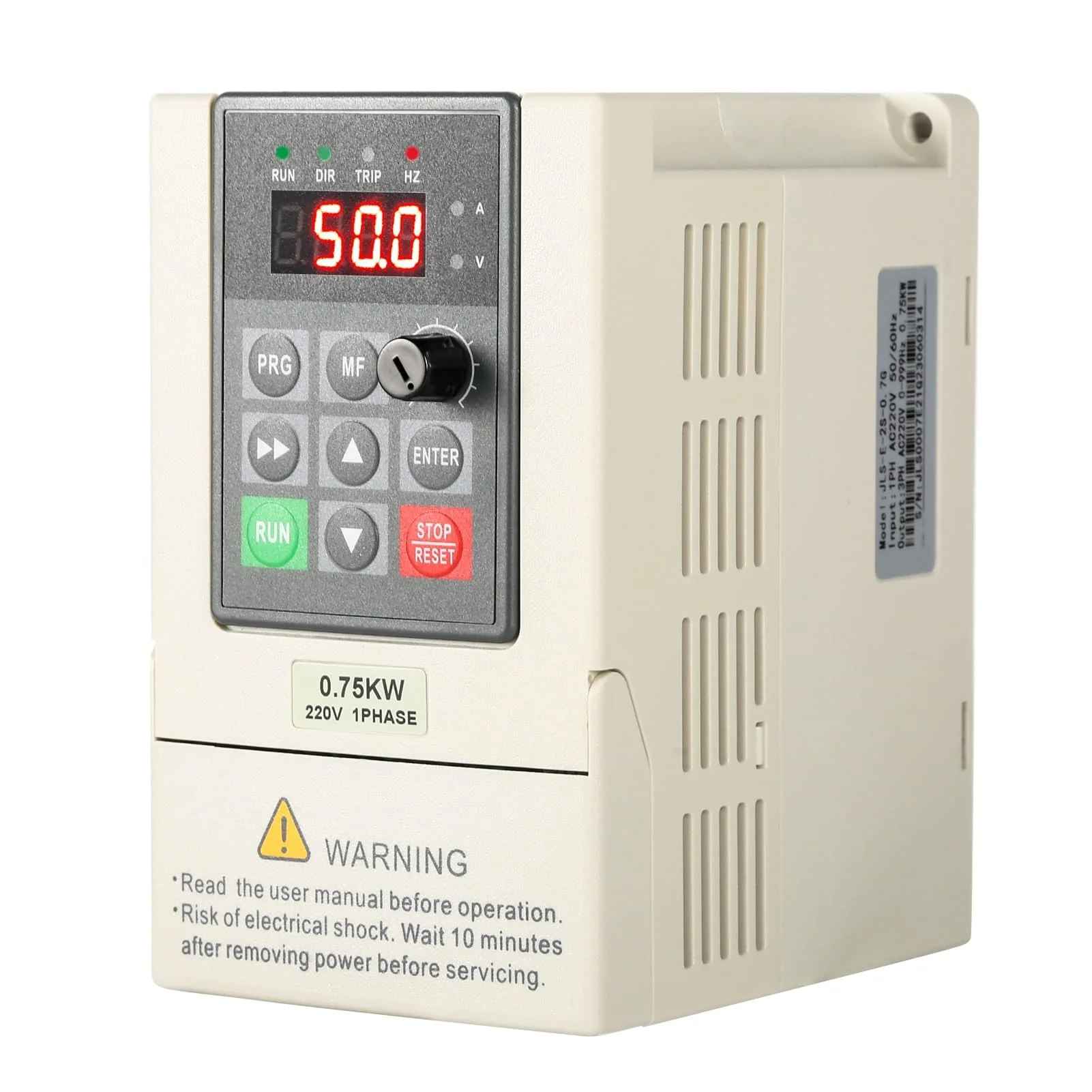 Ailao Frequenzumrichter 230V 0.75KW VFD Motordrehzahlregler 1 Phasen Eingang 3 Phasen Ausgang CNC Nu