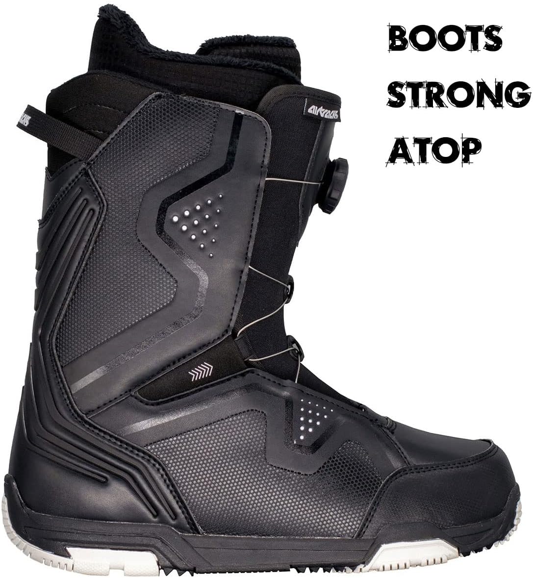Airtracks Snowboard Set Akasha Wide Hybrid Rocker + Snowboard Bindung Master + Snowboardboots + Sb B - Image 6