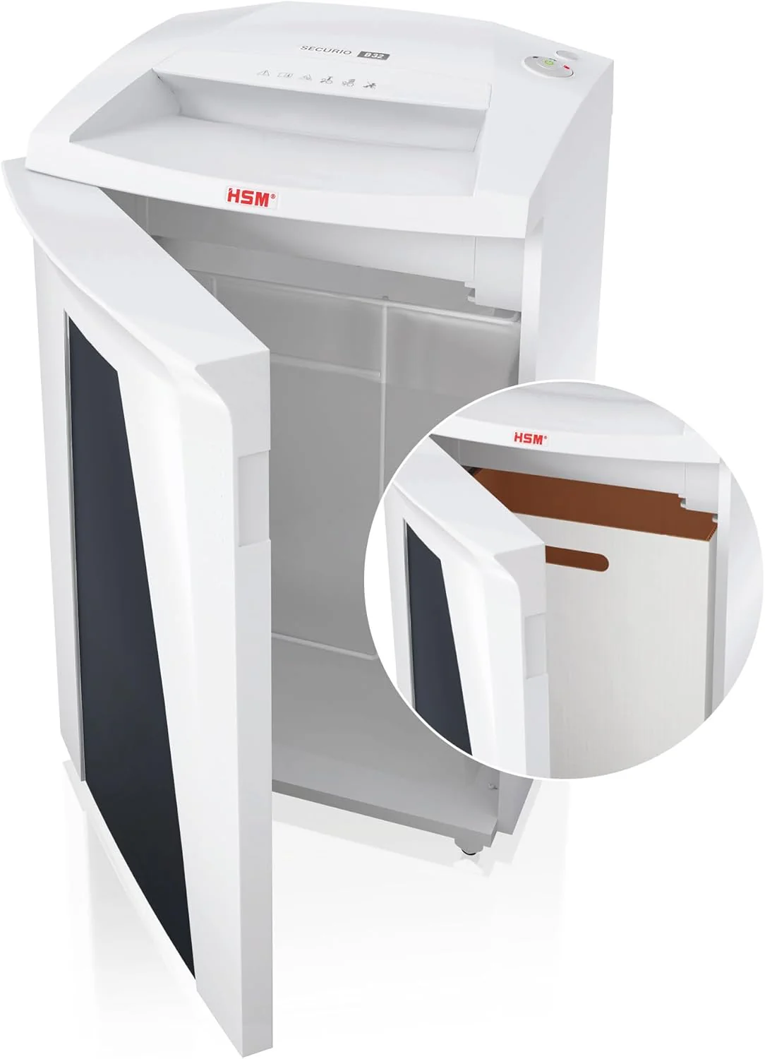 Aktenvernichter HSM SECURIO B32, Sicherheitsstufe 6, 6 Blatt (Partikelschnitt) mit automatischem Öle - Image 5