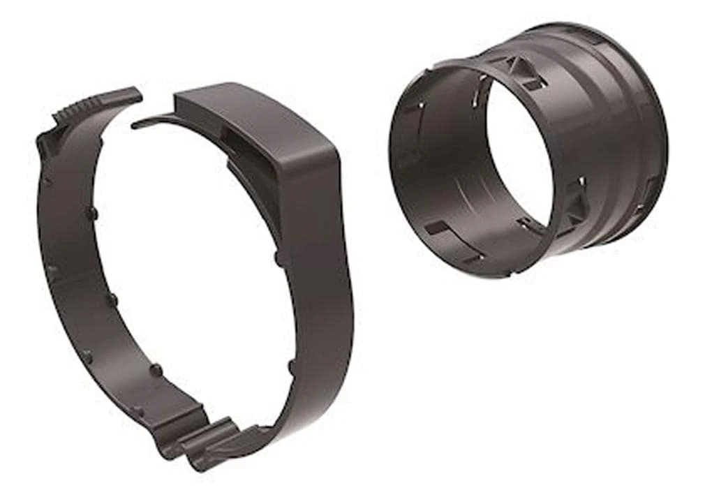Aldes 11033011 - ALD-11033011 - Set mit Kupplung und Schelle Easyclip D80 Aldes 11033011