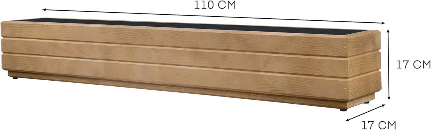 alfalux Pflanzkübel Für Garten Pflanzkasten Für Balkon Blumenkübel Für Fensterbank Blumenkasten Für - Image 3