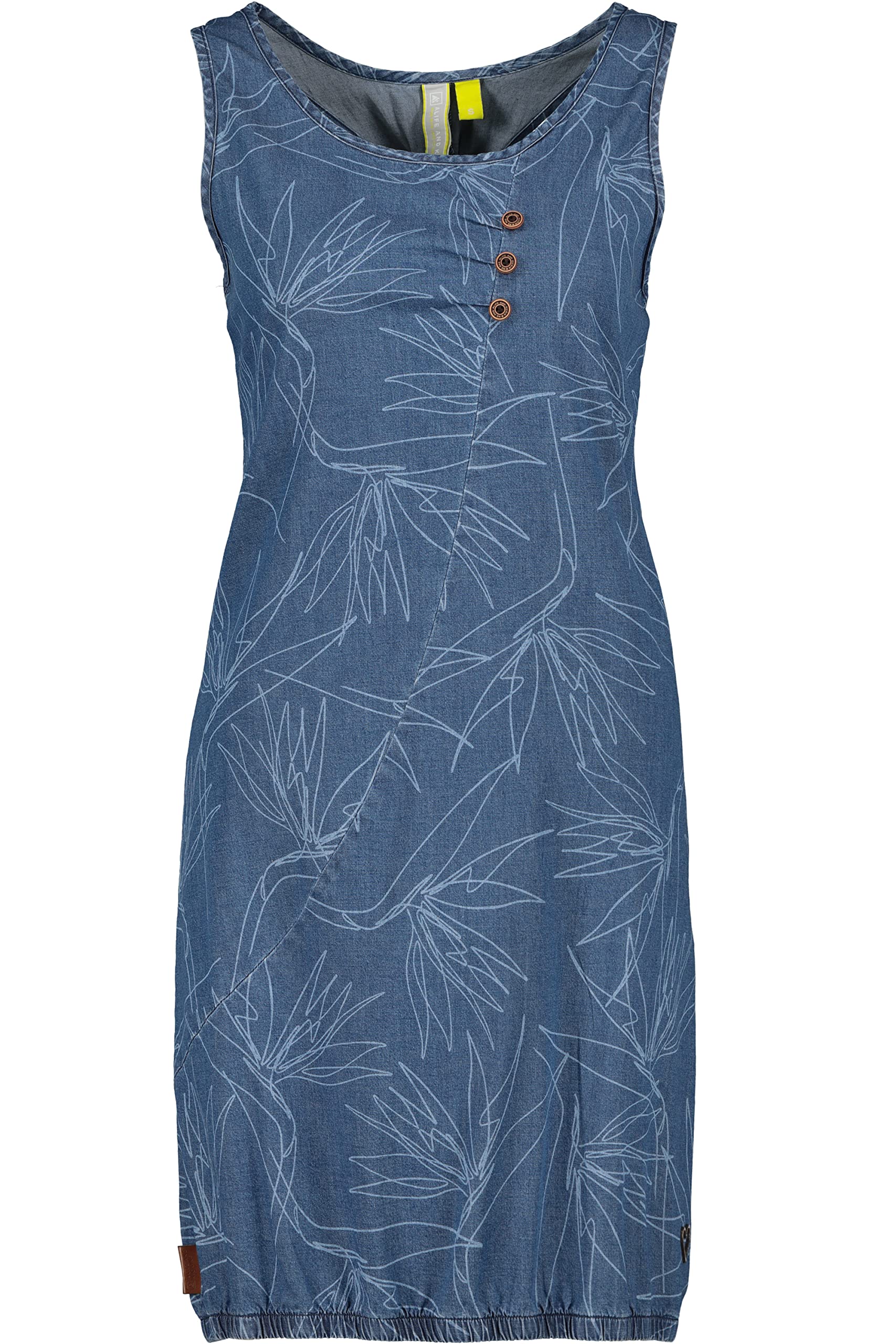 ALIFE and Kickin CameronAK DNM B Top Dress Damen XS Denim, XS Denim