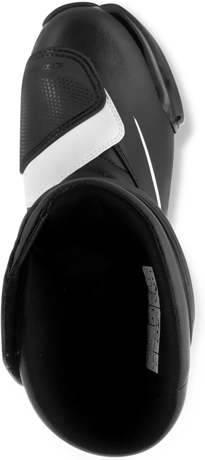 Alpinestars Herren 1 Motorradstiefel 44 EU Black White, 44 EU Black White - Image 5
