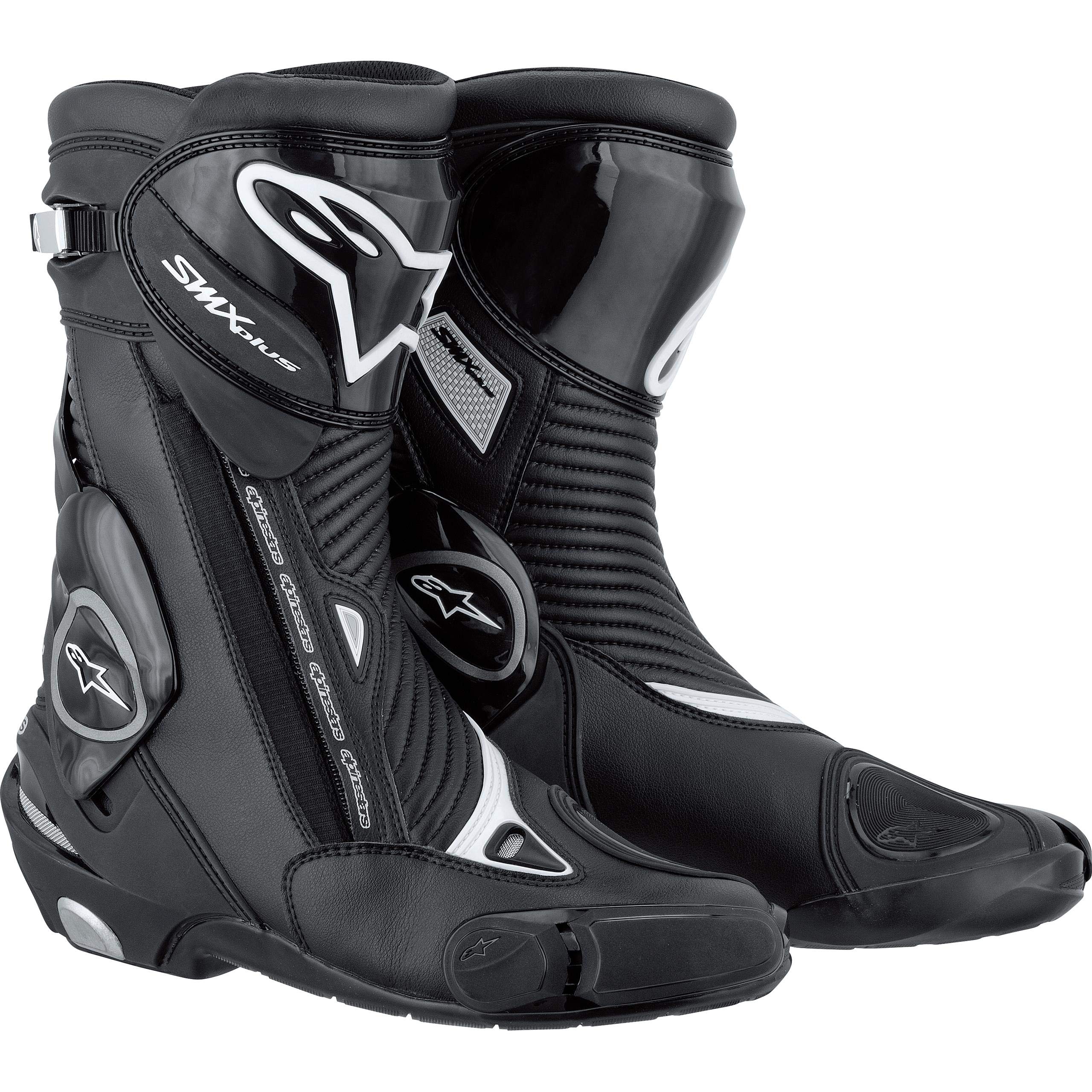 Alpinestars S-MX Plus Motorradstiefel 2015 Schwarz 45 EU, Schwarz 45 EU